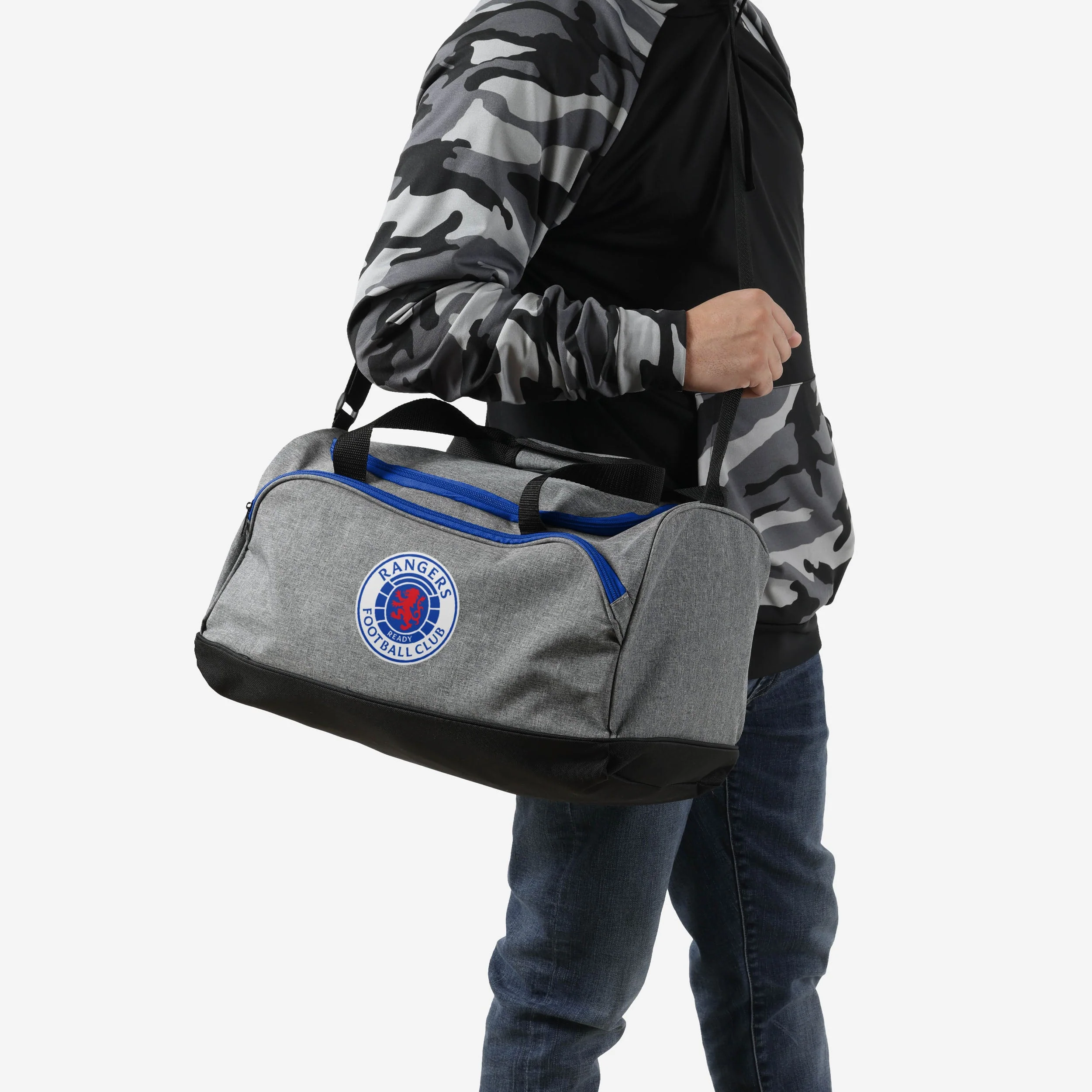 Rangers FC Grey Duffle Bag - Image 4