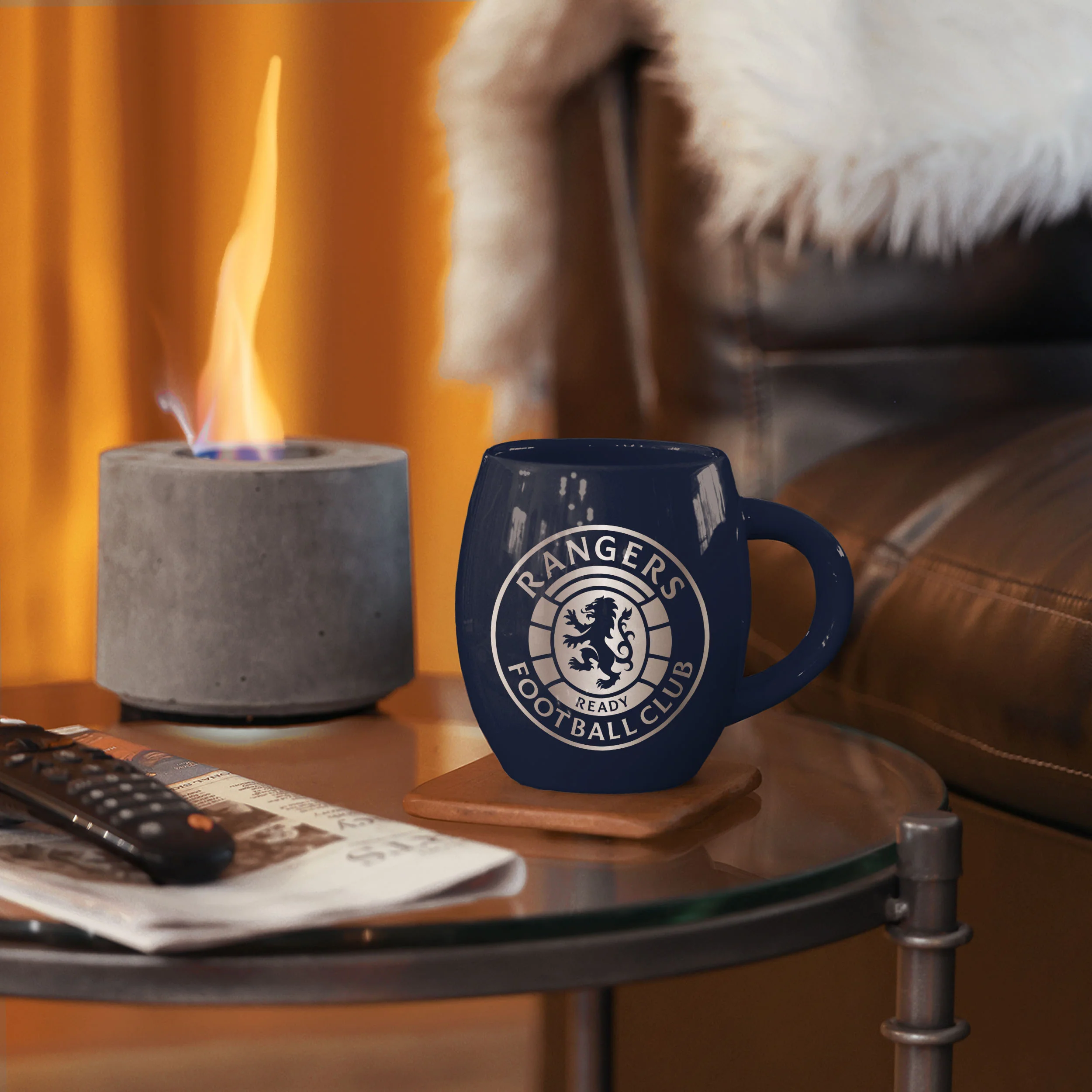 Rangers FC Metallic Slogan Tea Tub Mug - Image 4