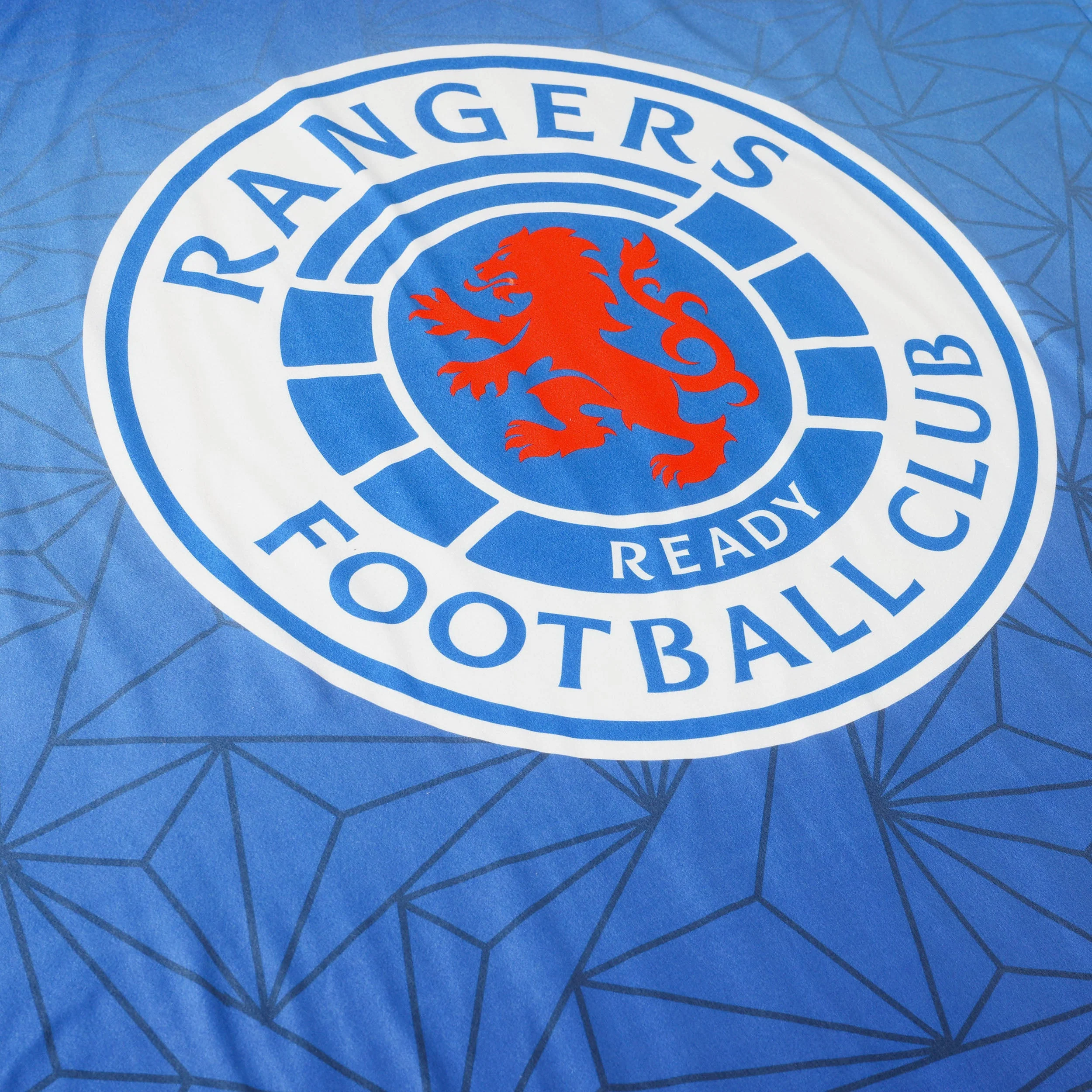 Rangers FC Slogan Sherpa Plush Throw Blanket - Image 5