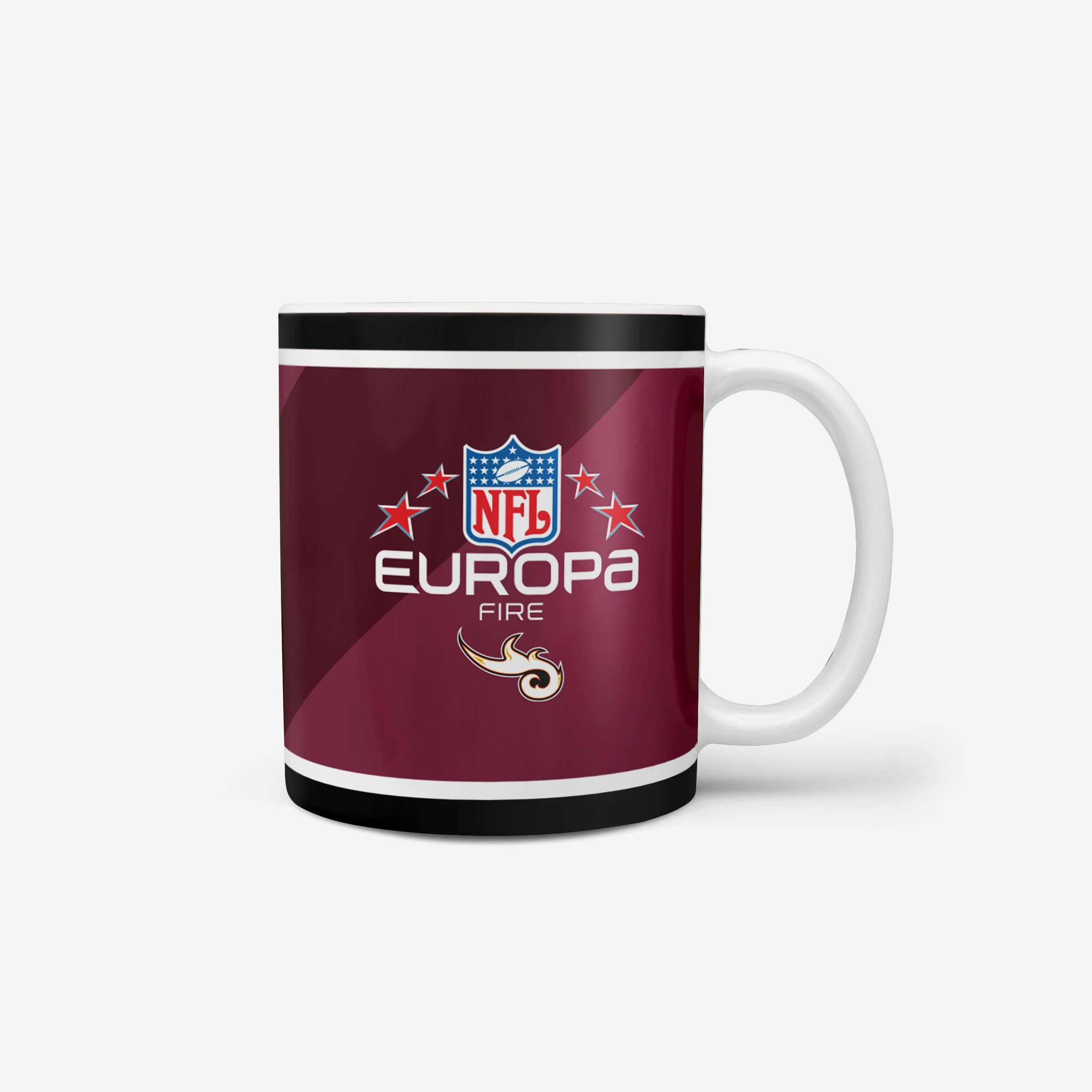 Rhein Fire Stripe Supporters Mug - Image 2