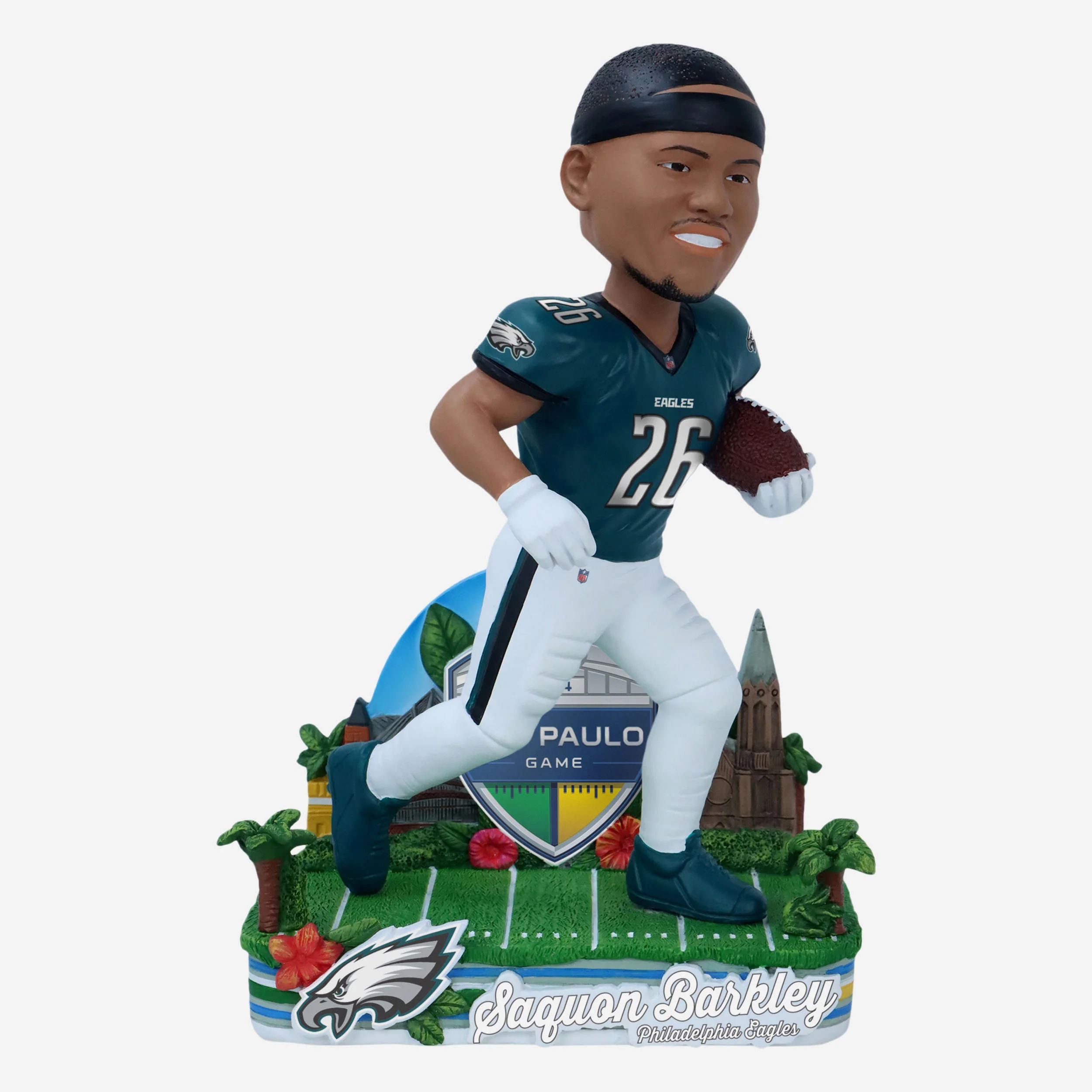 Saquon Barkley Philadelphia Eagles 2024 International Game Bobblehead