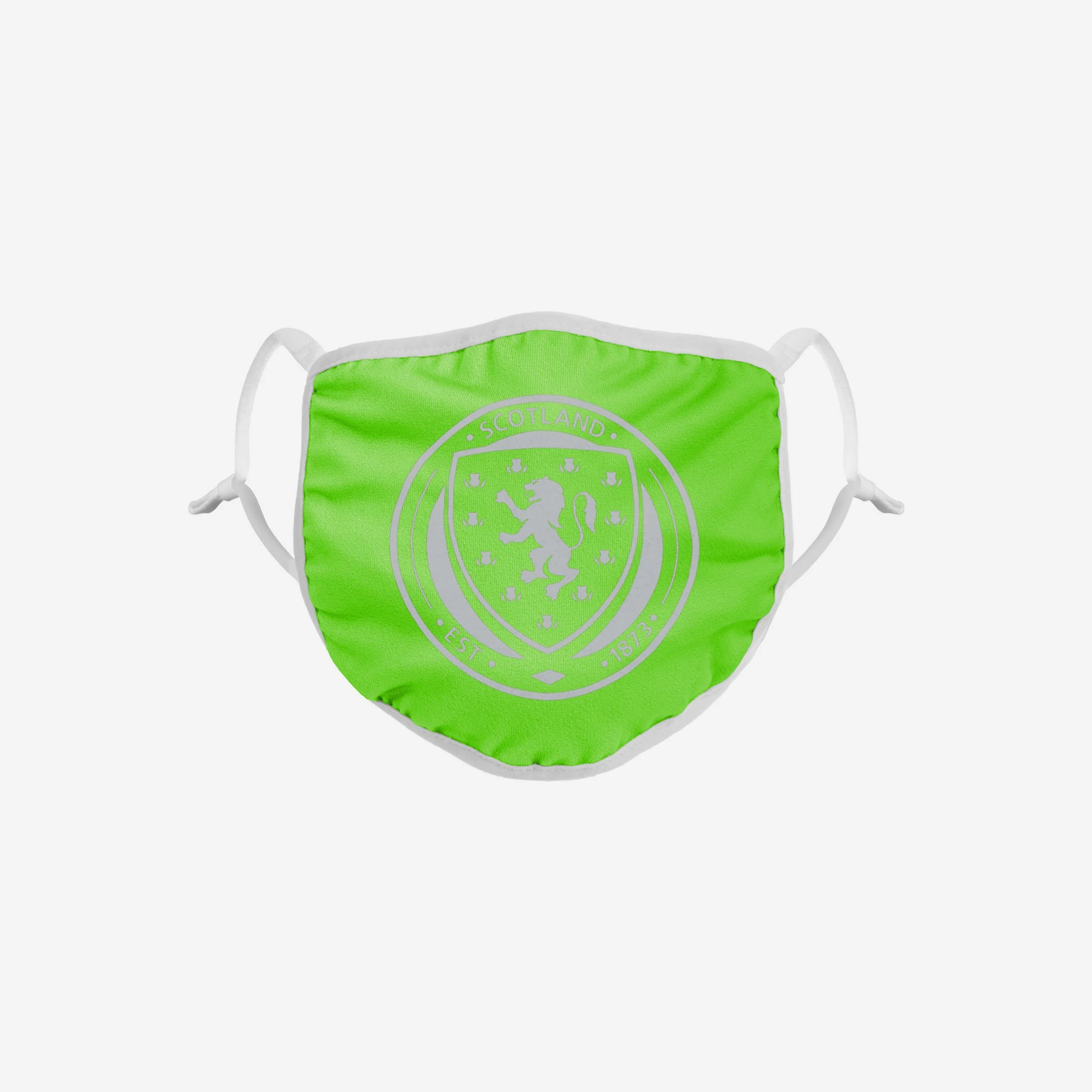 Scotland Green Neon Reflective Face Cover