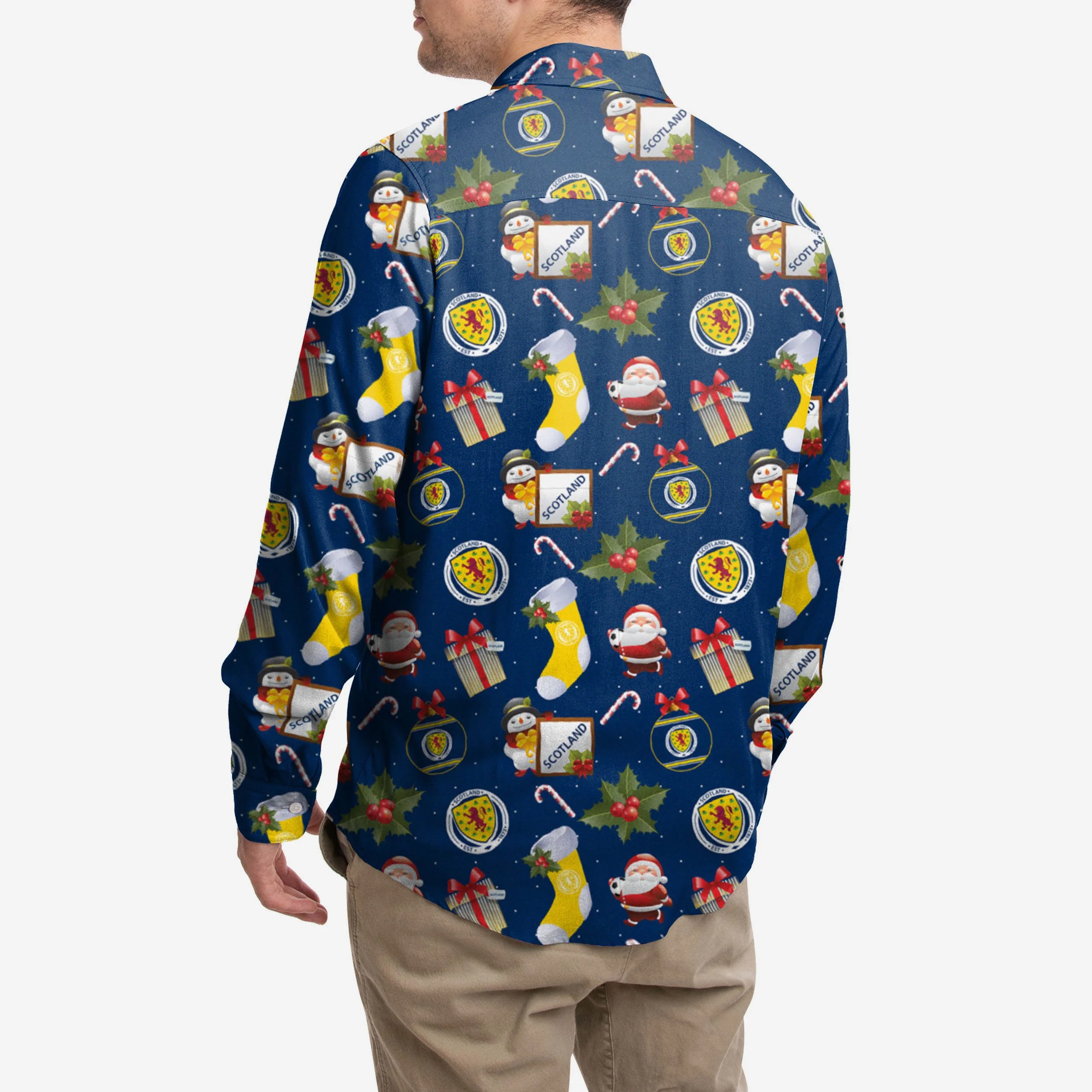 Scotland Long Sleeve Christmas Shirt - Image 2
