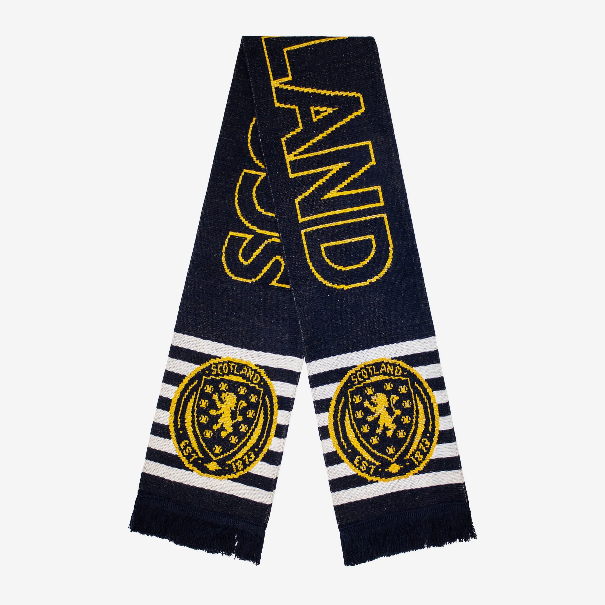 Scotland Metallic Thread Scarf