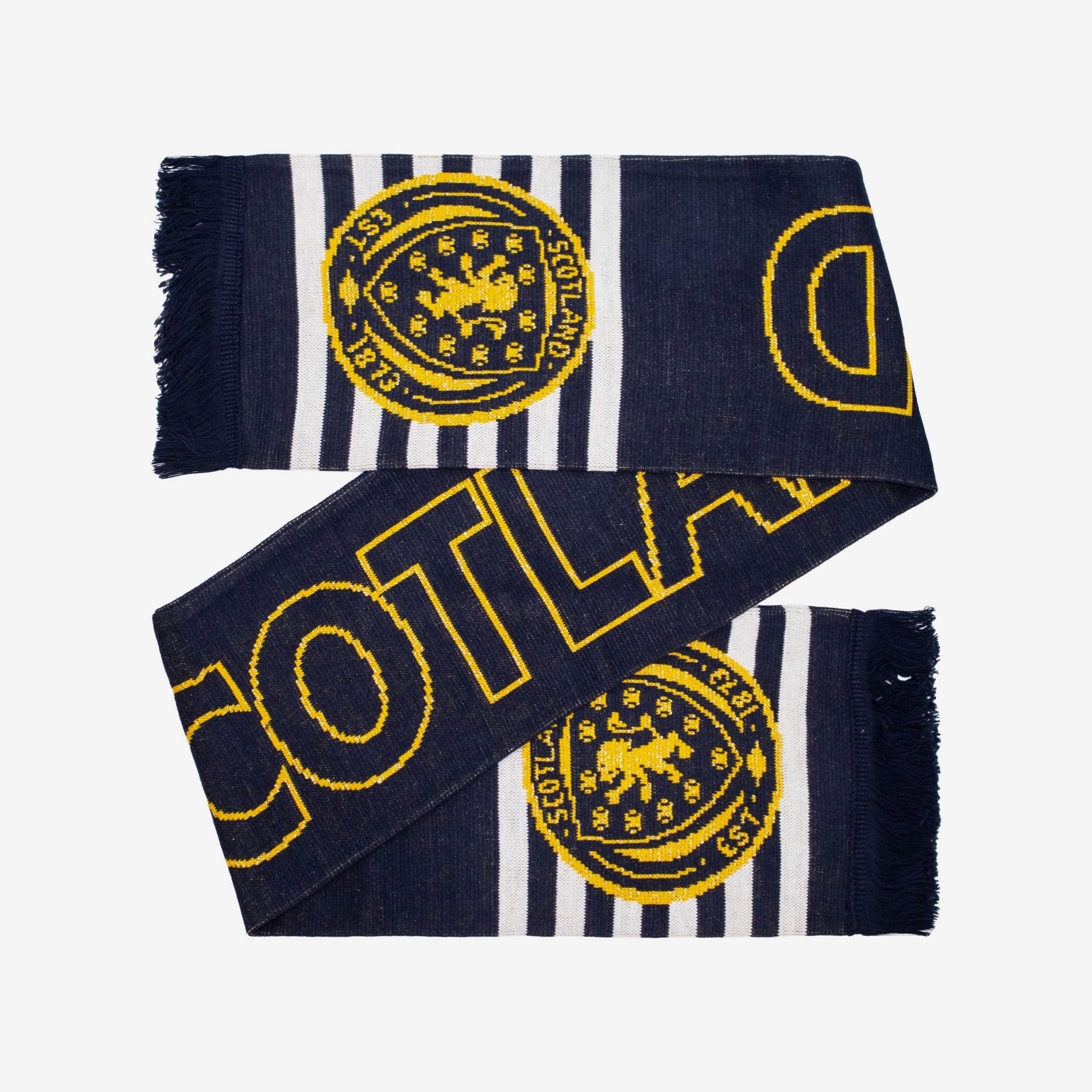 Scotland Metallic Thread Scarf - Image 2