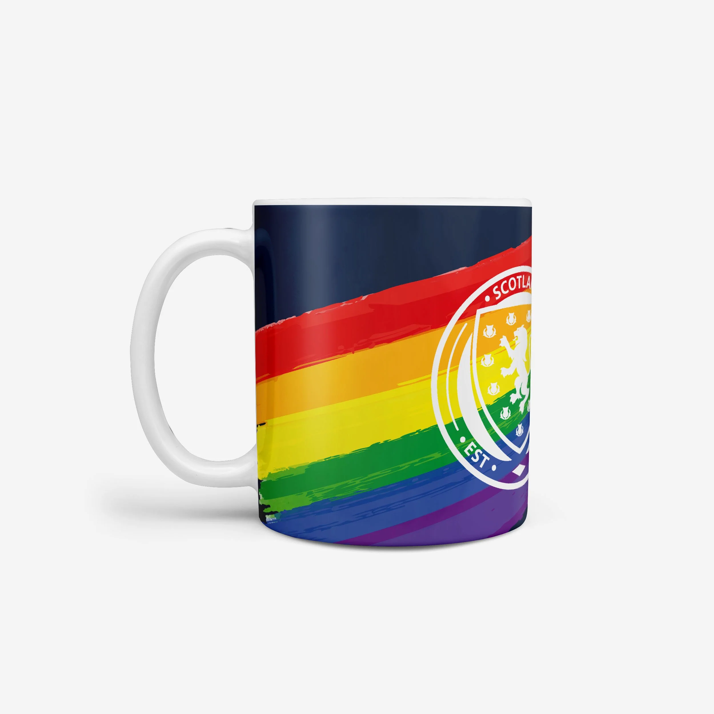 Scotland Painted Rainbow Mug