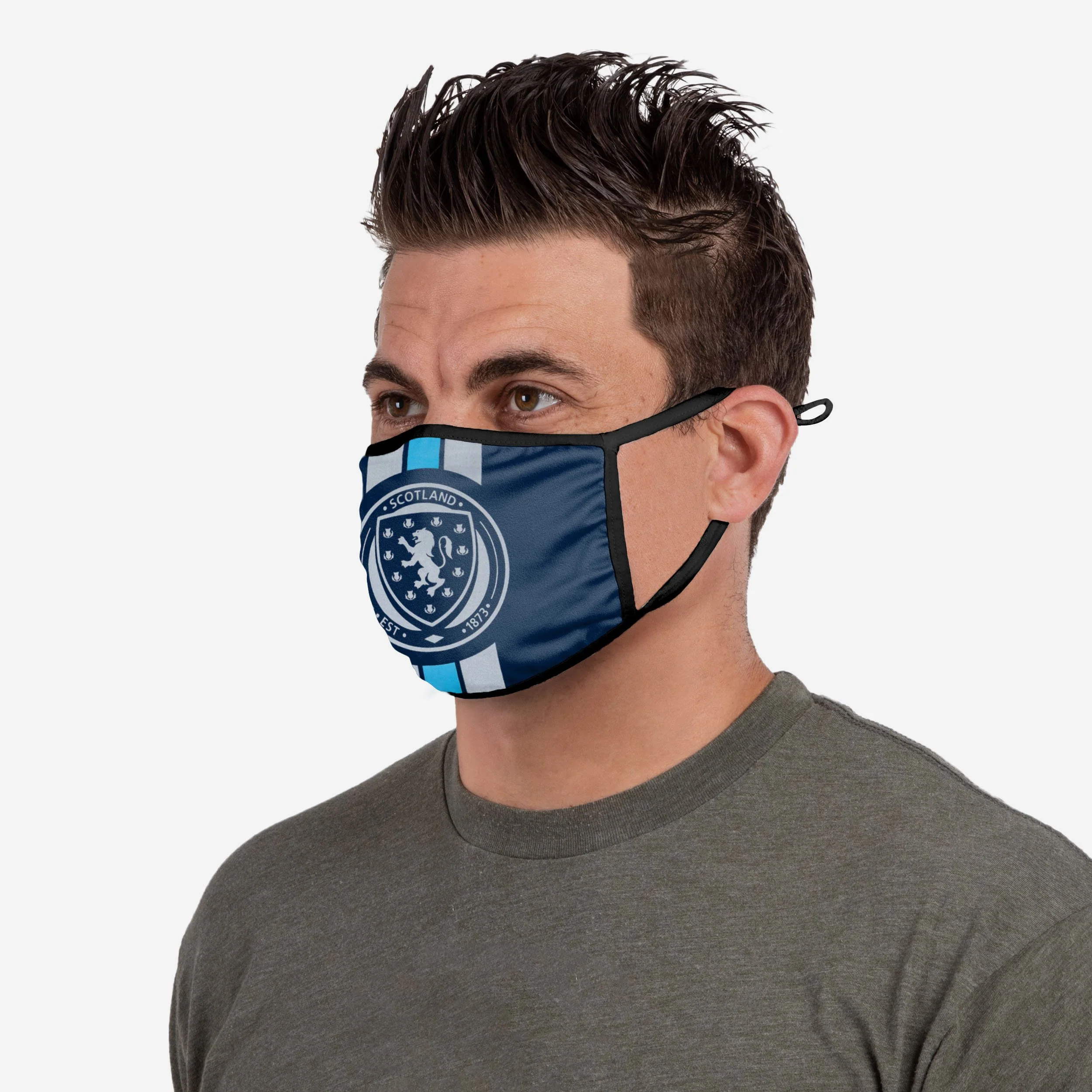 Scotland Stripe Logo Reflective Face Cover - Image 3