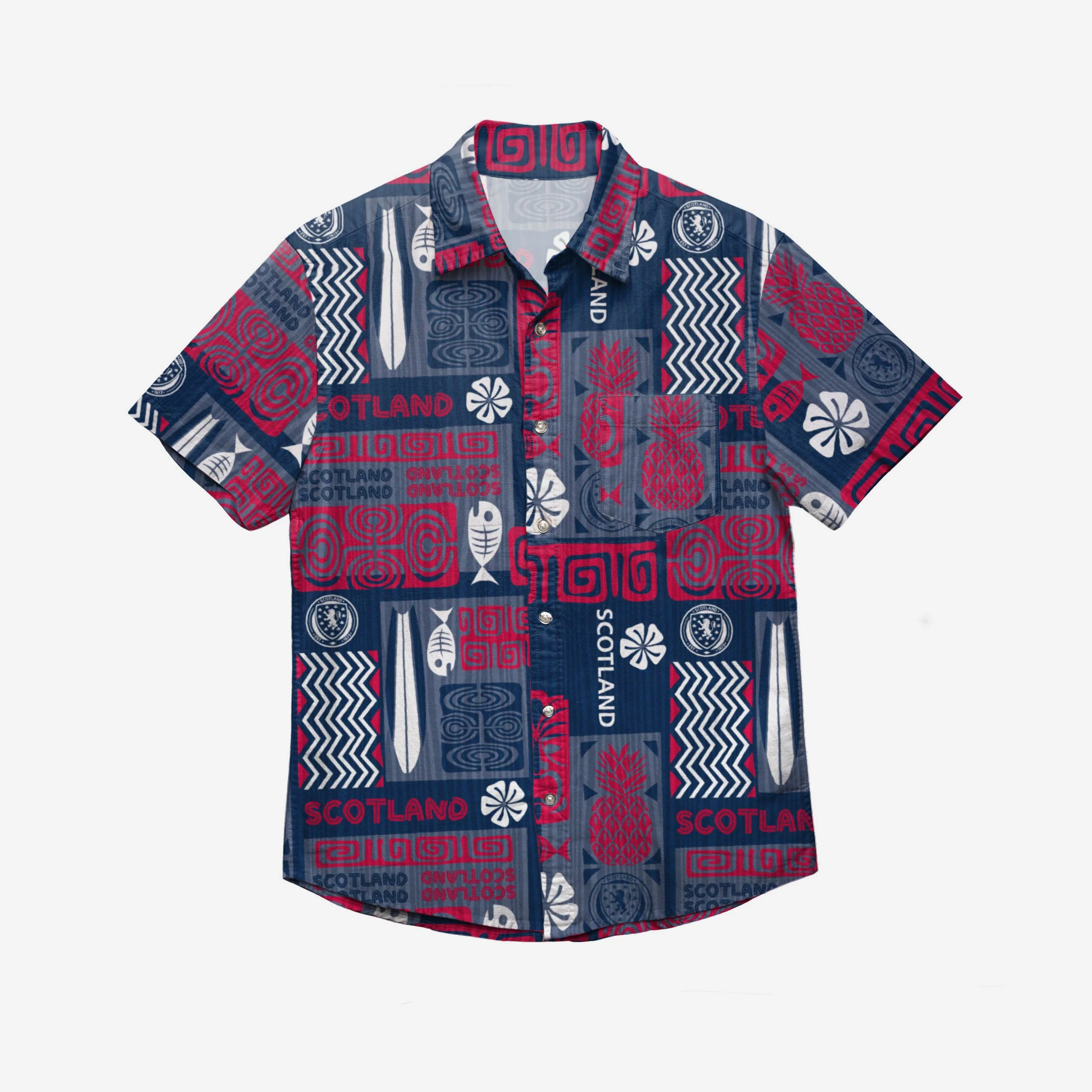 Scotland Tiki Button Up Shirt - Image 2