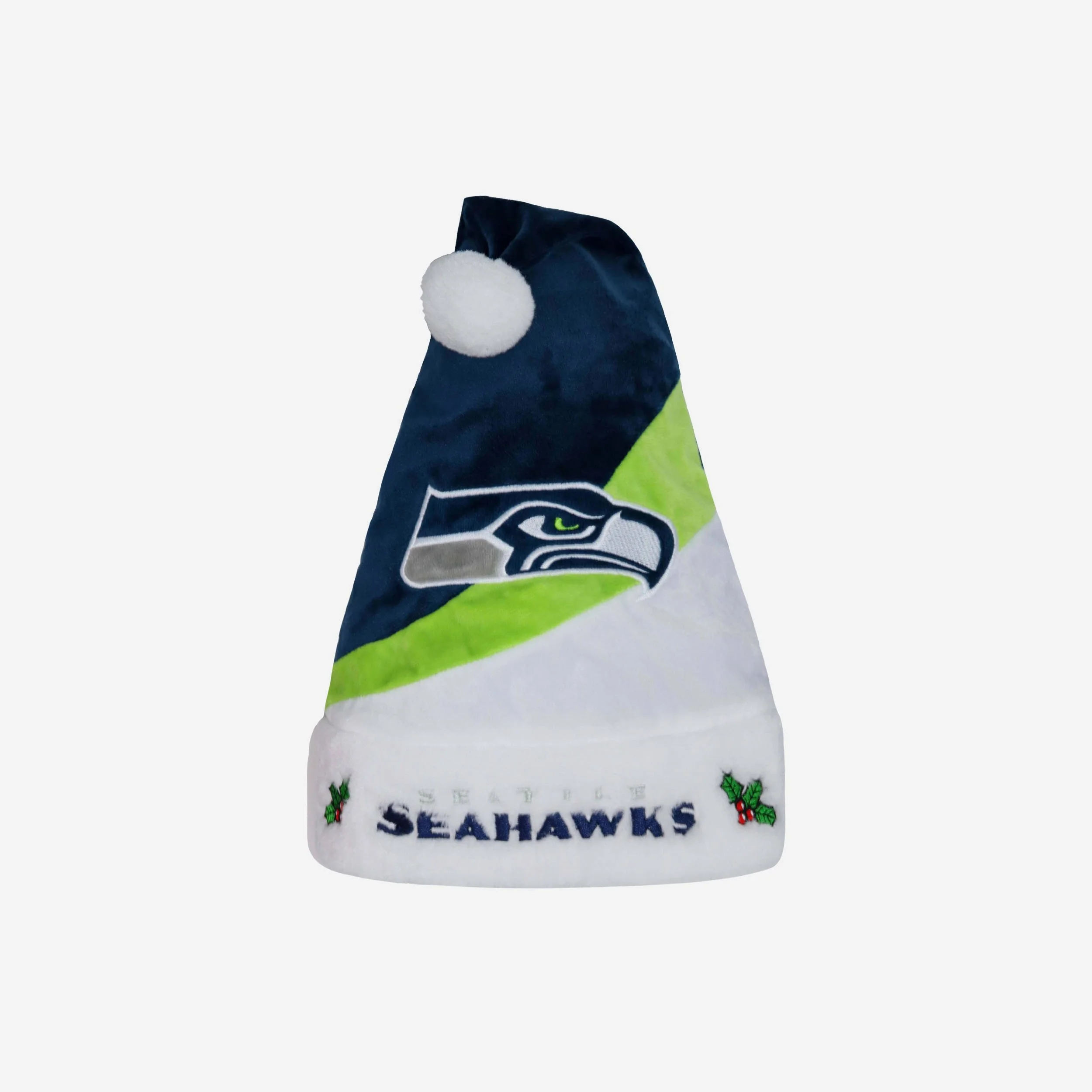 Seattle Seahawks Colourblock Santa Hat