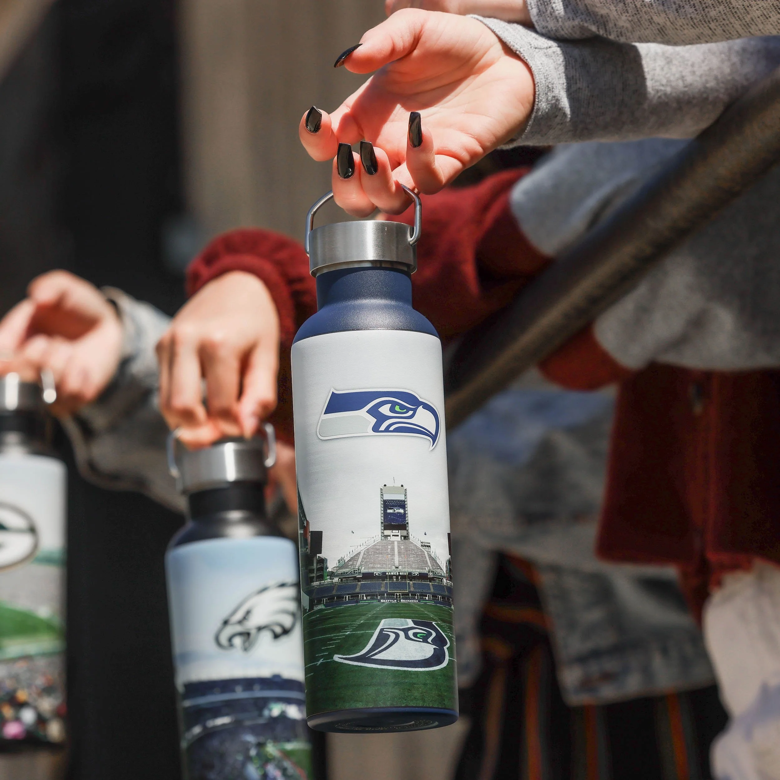 Seattle Seahawks Home Field Hydration 750 mL Bottle - Image 2
