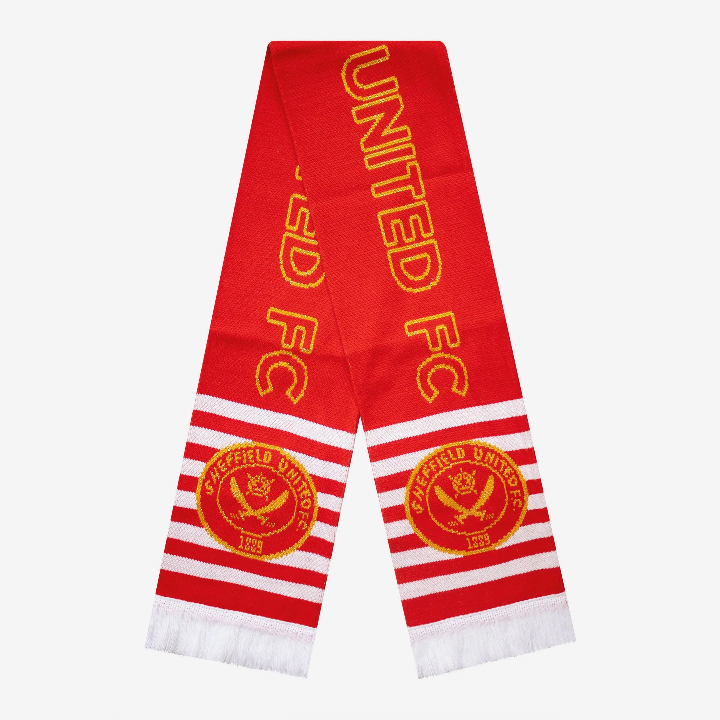 Sheffield United FC Metallic Thread Scarf
