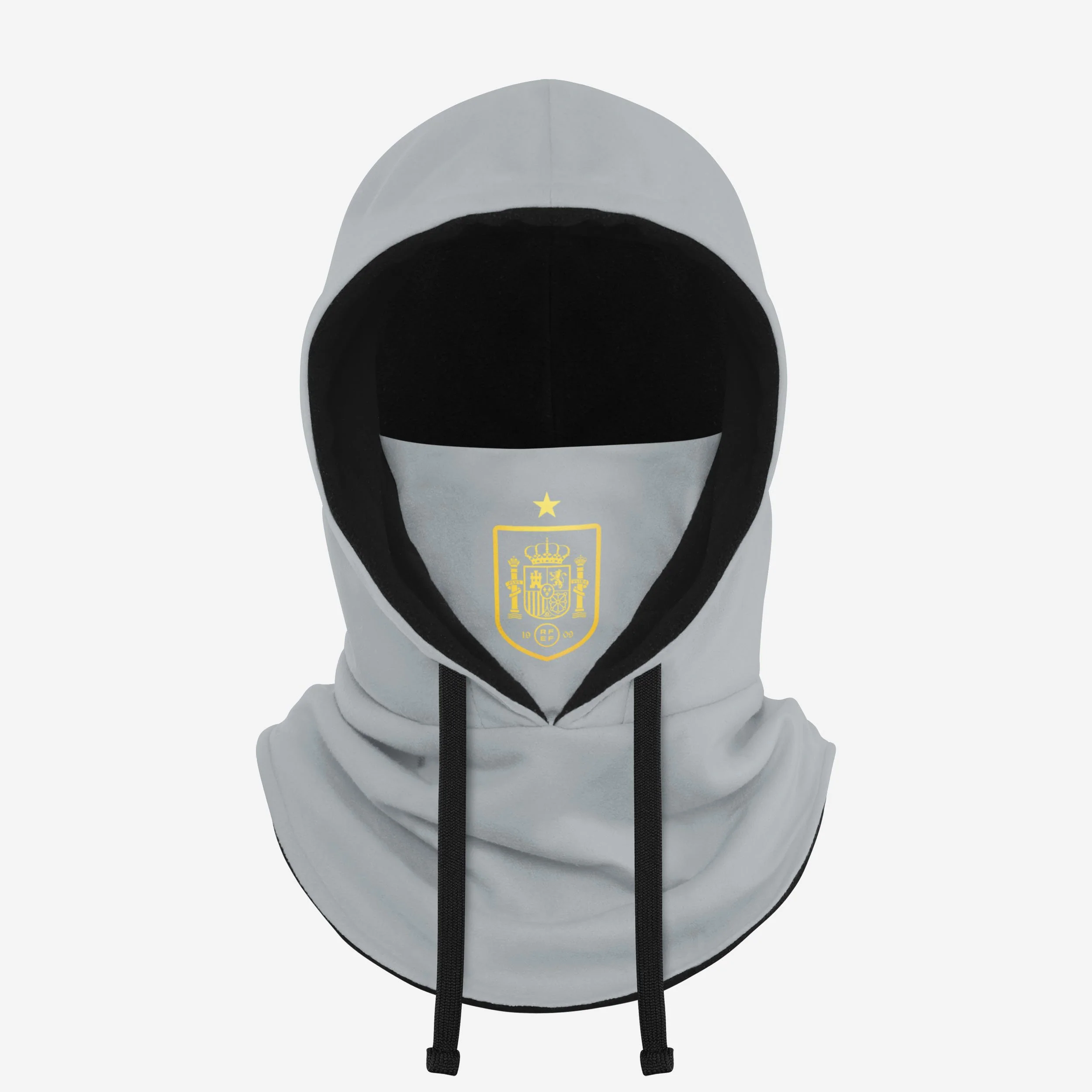Spain Grey Drawstring Hooded Snood