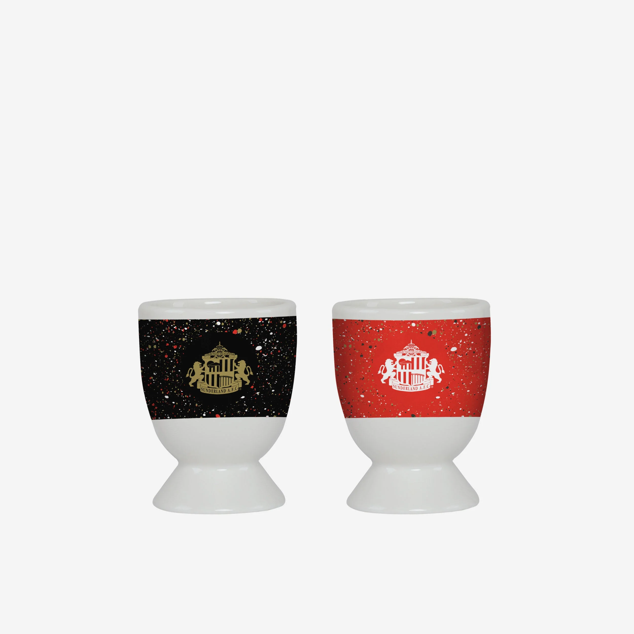 Sunderland AFC 2 Pack Paint Splatter Egg Cup