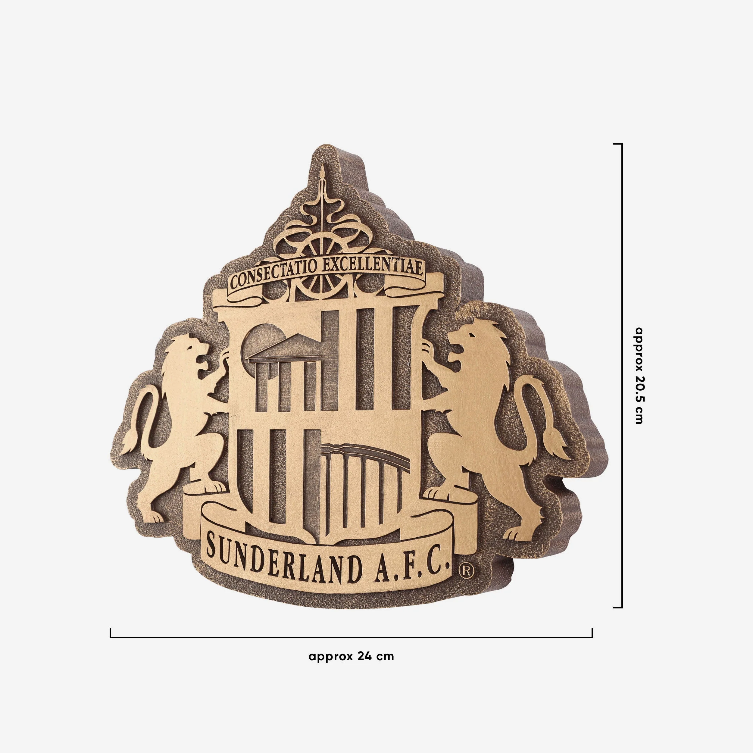 Sunderland AFC Bronze Effect Wall Sign - Image 3