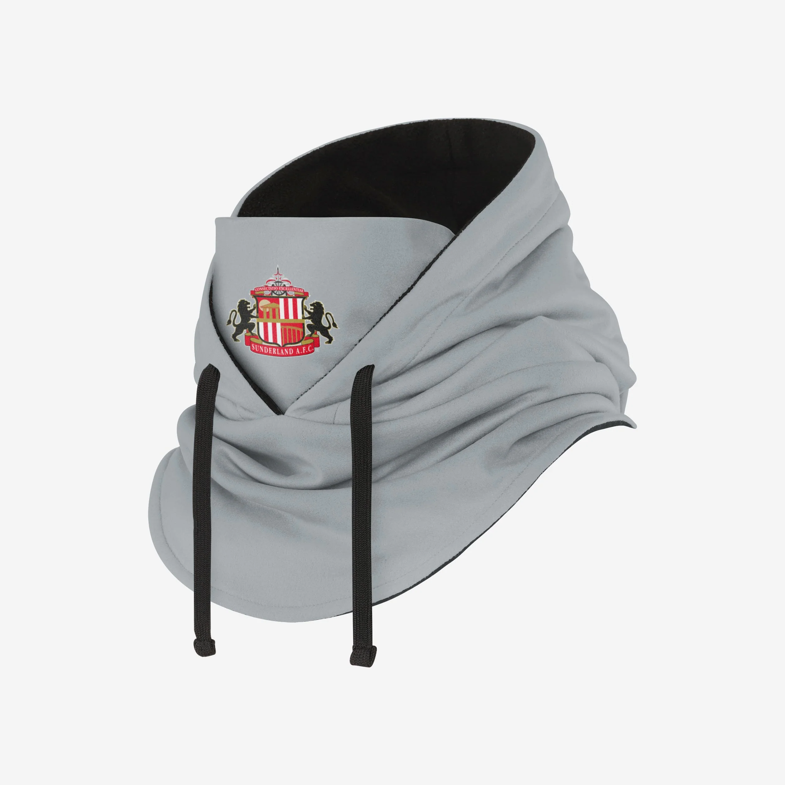 Sunderland AFC Grey Drawstring Hooded Snood - Image 2