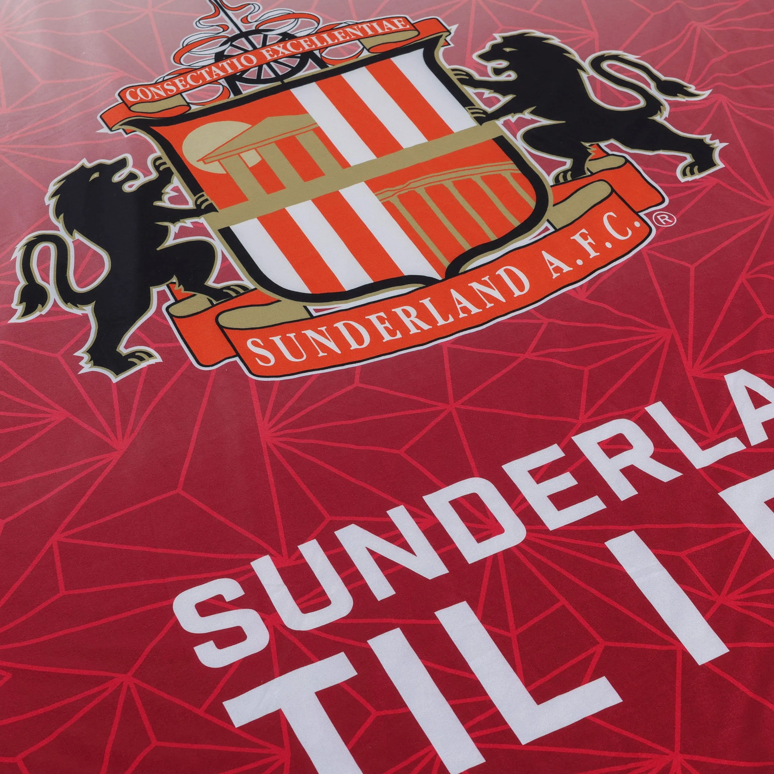 Sunderland AFC Slogan Sherpa Plush Throw Blanket - Image 5