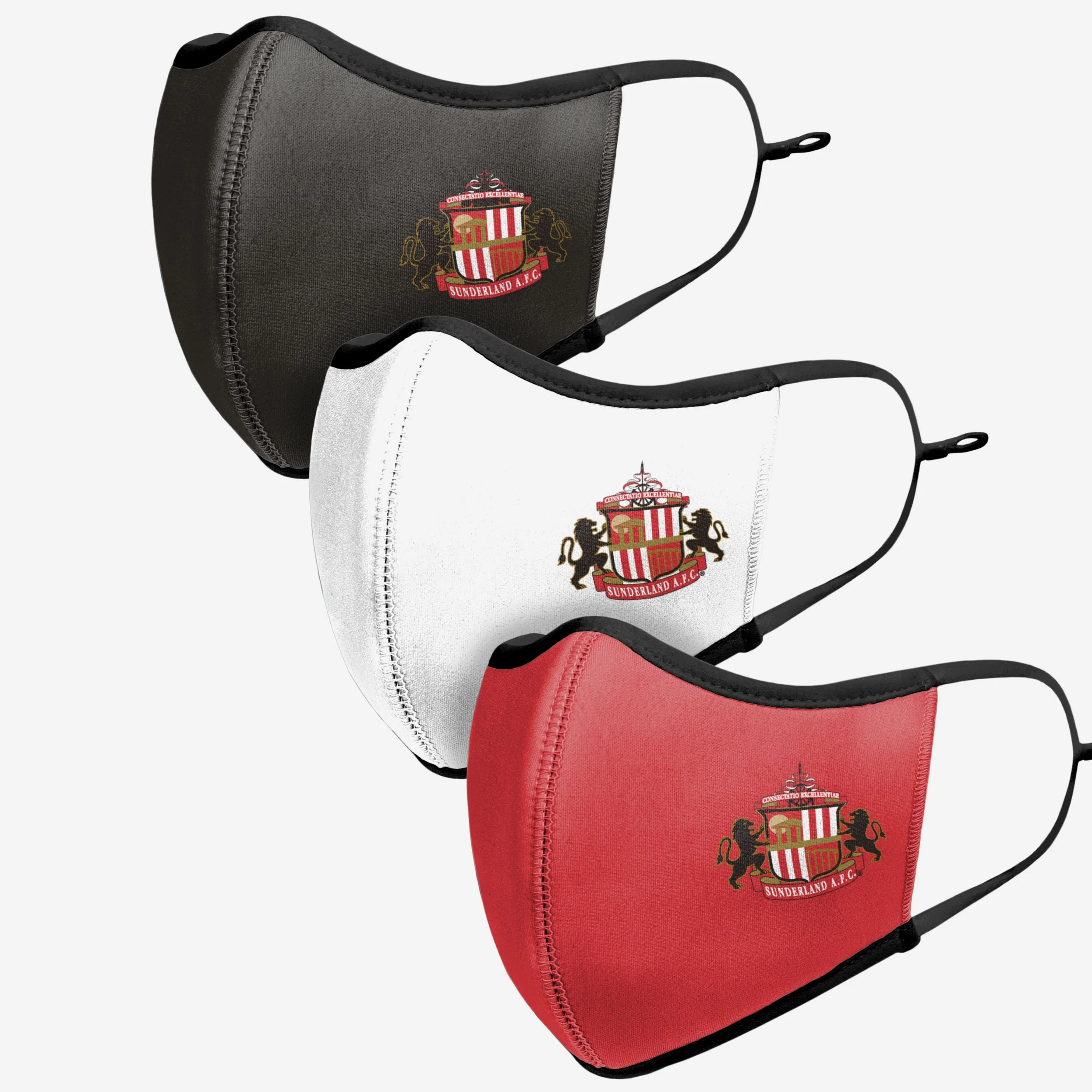 Sunderland AFC Sport 3 Pack Face Cover - Image 4