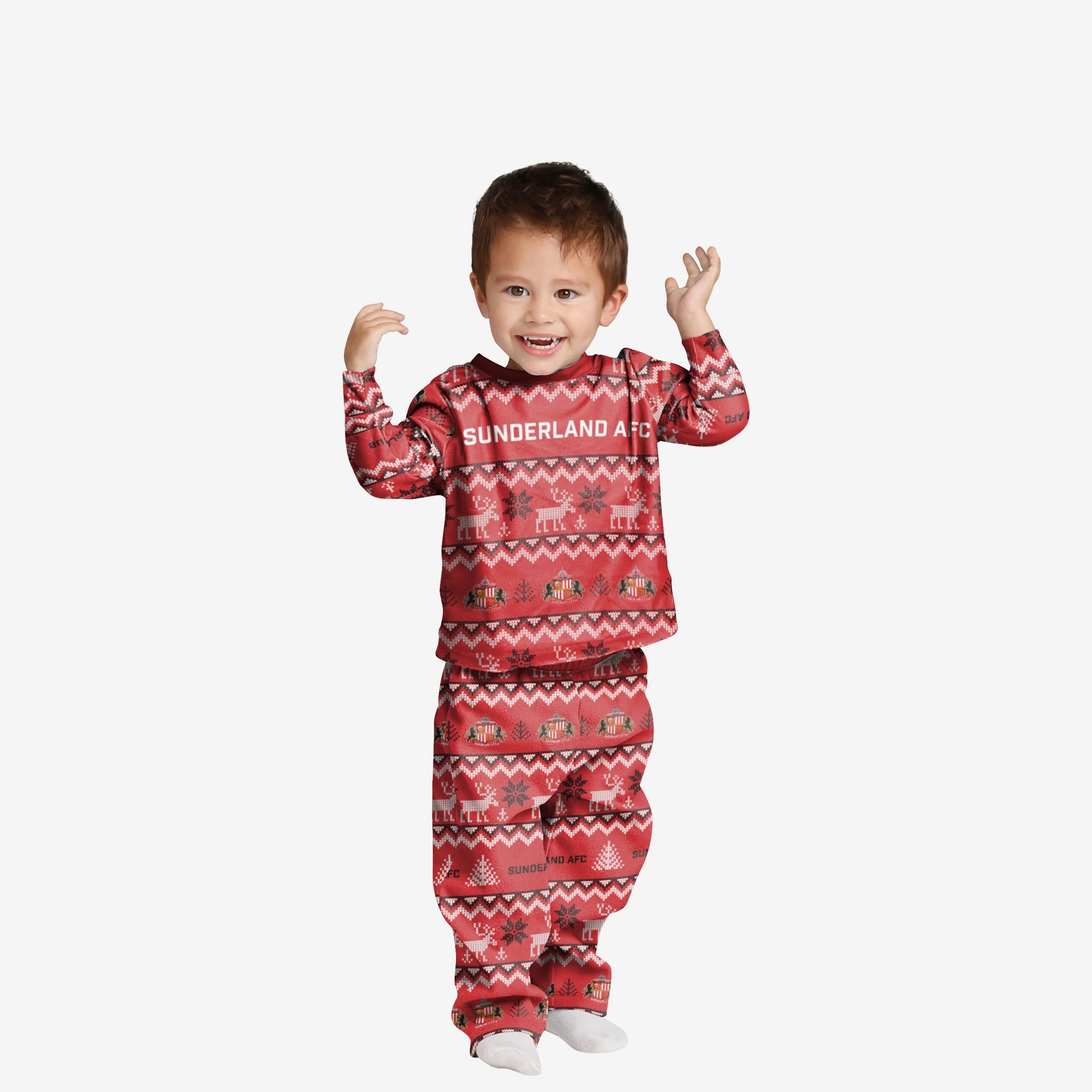 Sunderland AFC Toddler Ugly Pattern Family Holiday Pyjamas