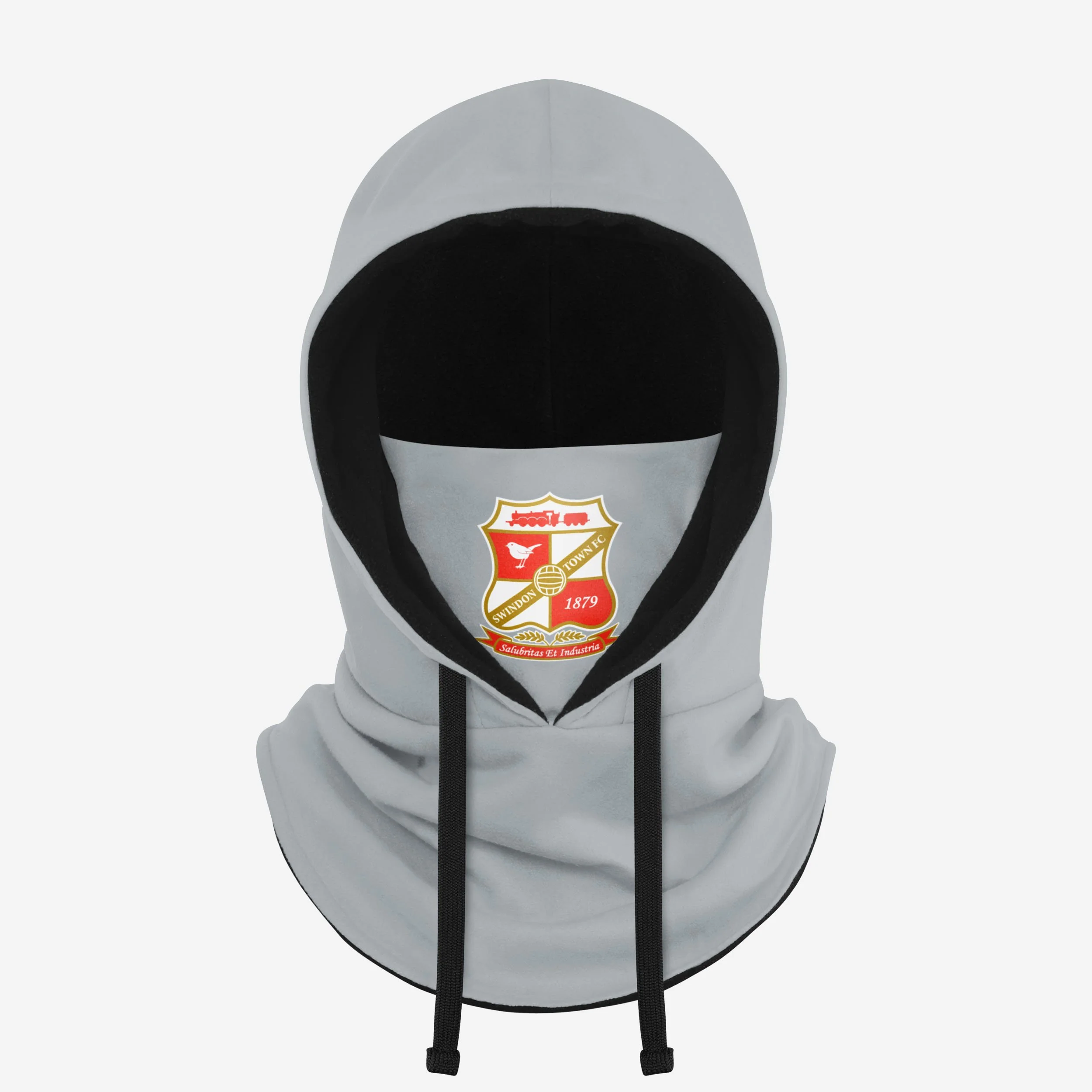 Swindon Town FC Grey Drawstring Hooded Snood