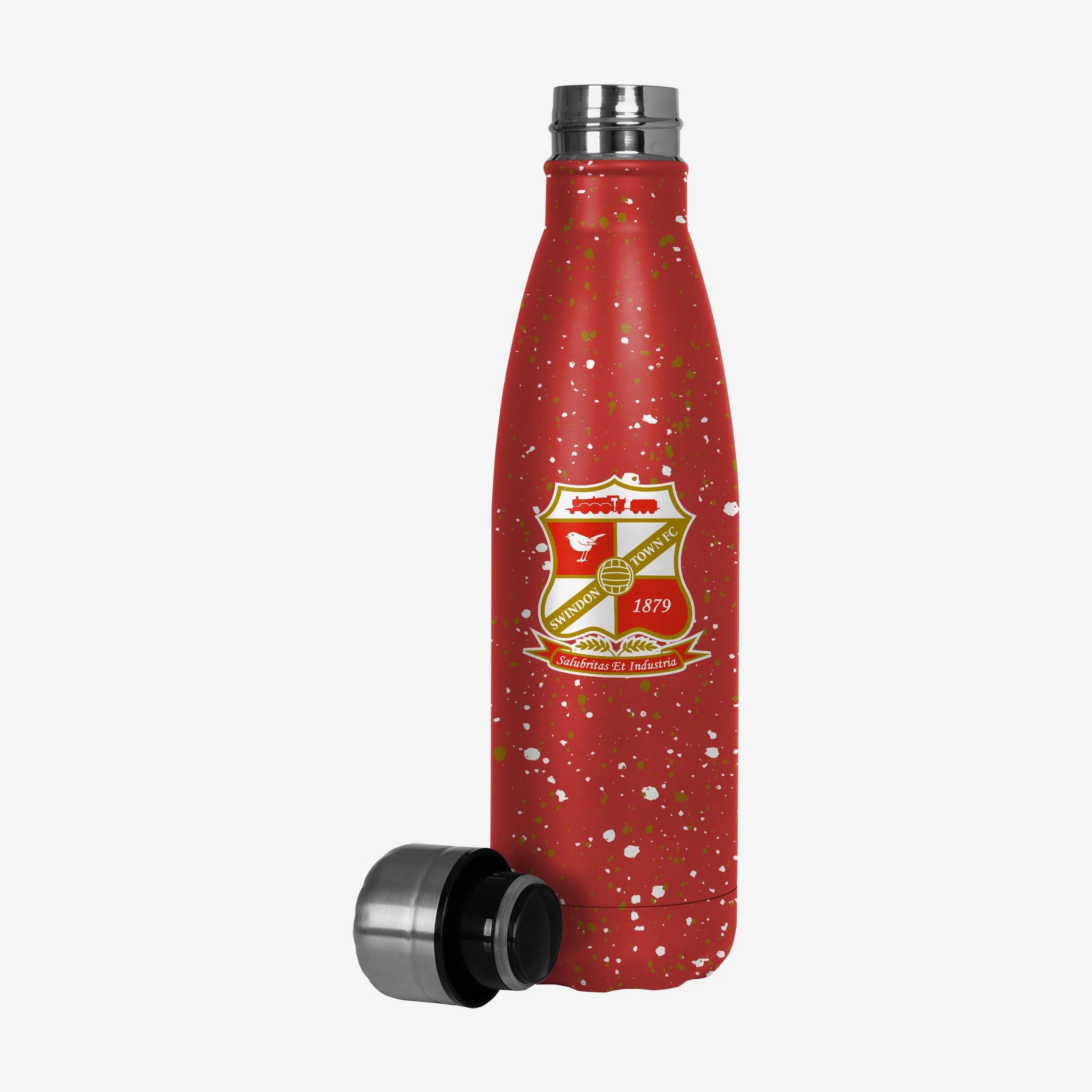 Swindon Town FC Paint Splatter Cool 500 mL Bottle - Image 2