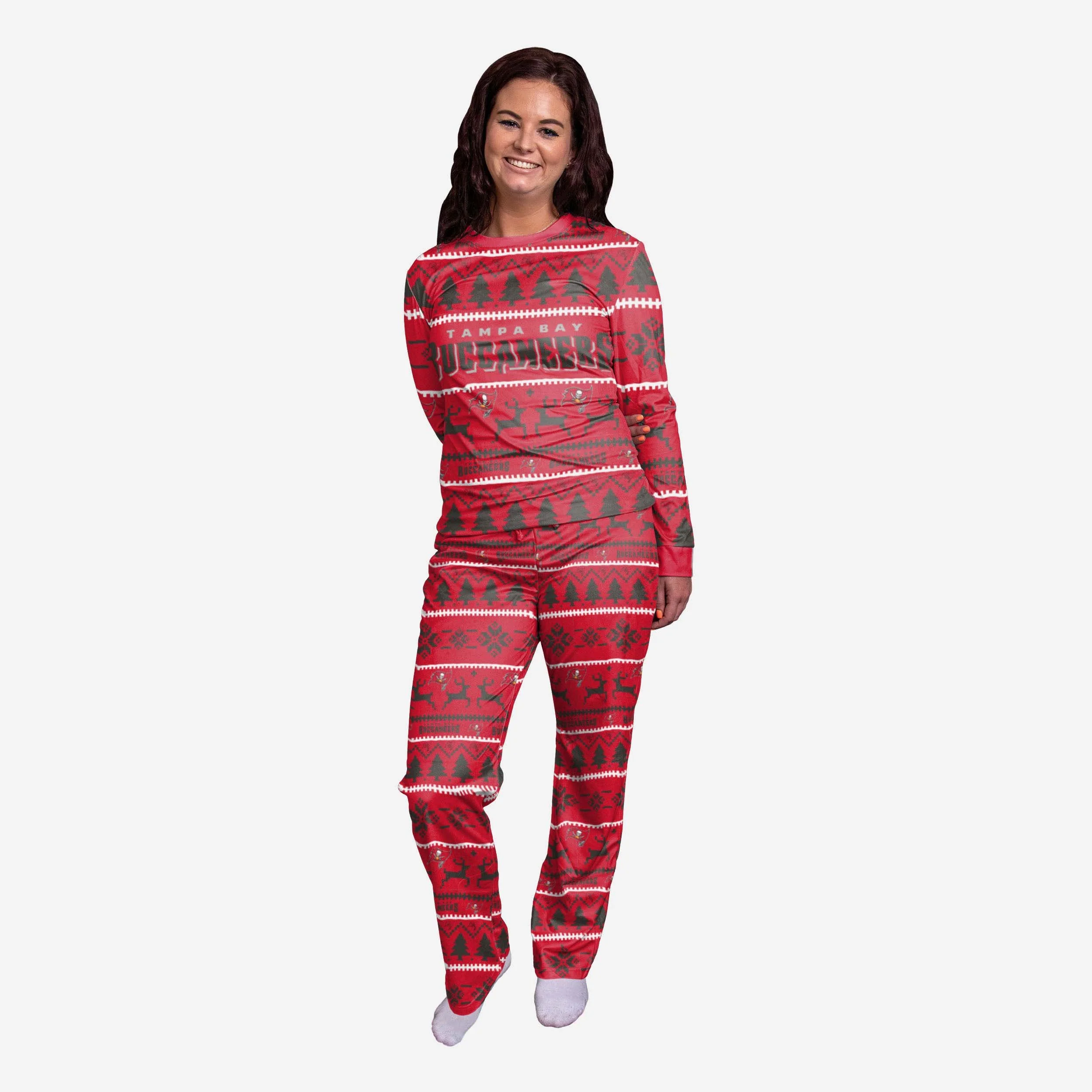 Tampa Bay Buccaneers Womens Family Holiday Pyjamas