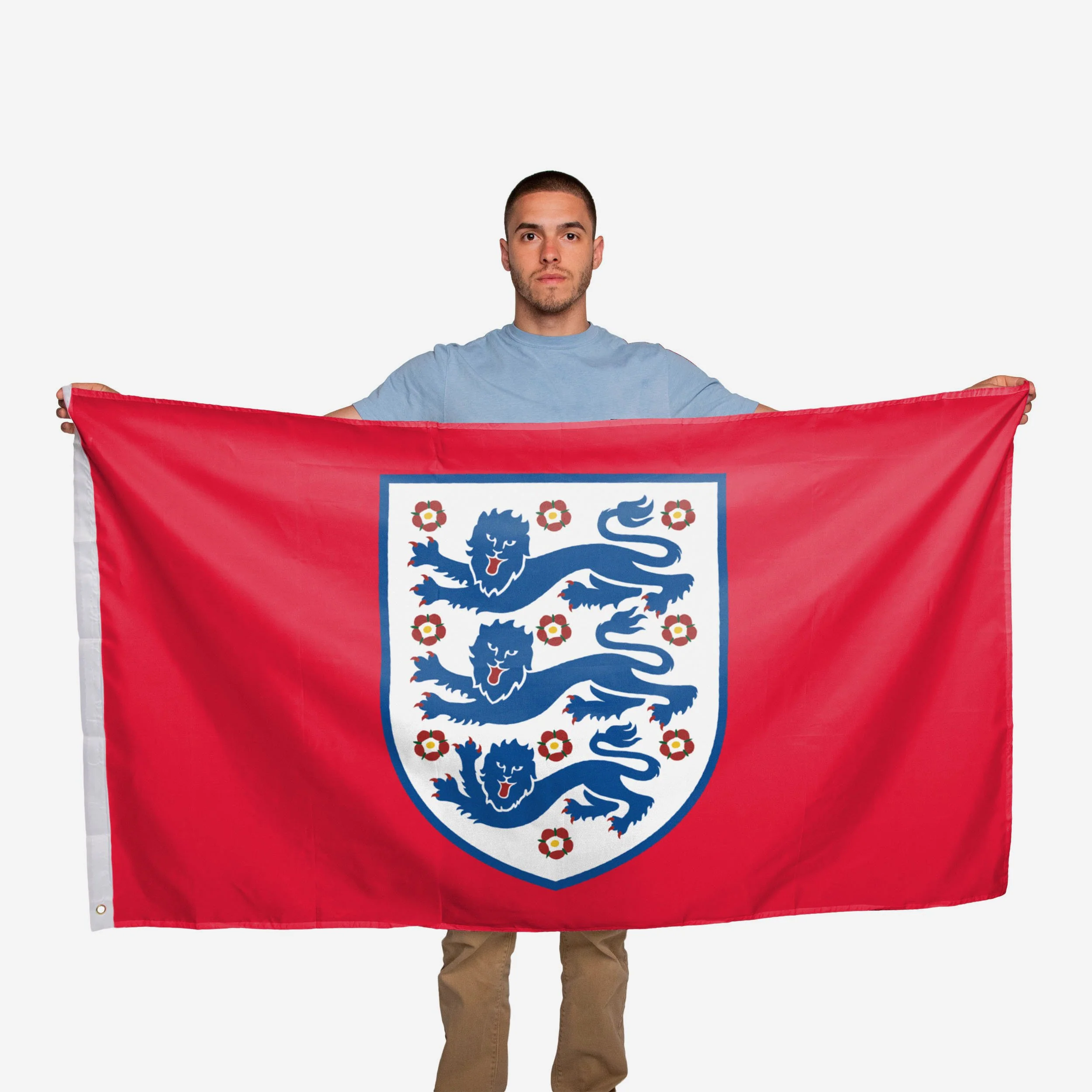 Three Lions 5 x 3 Flag - Image 2