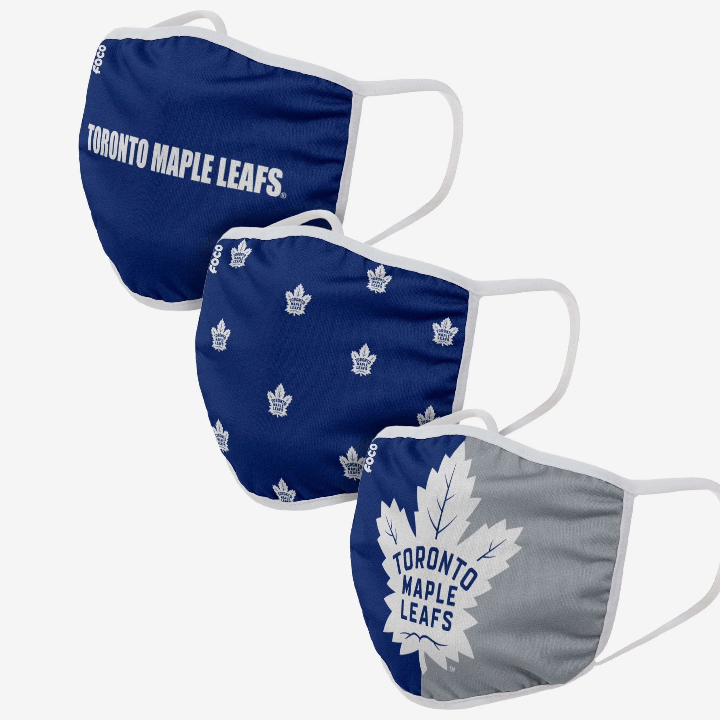 Toronto Maple Leafs 3 Pack Face Cover