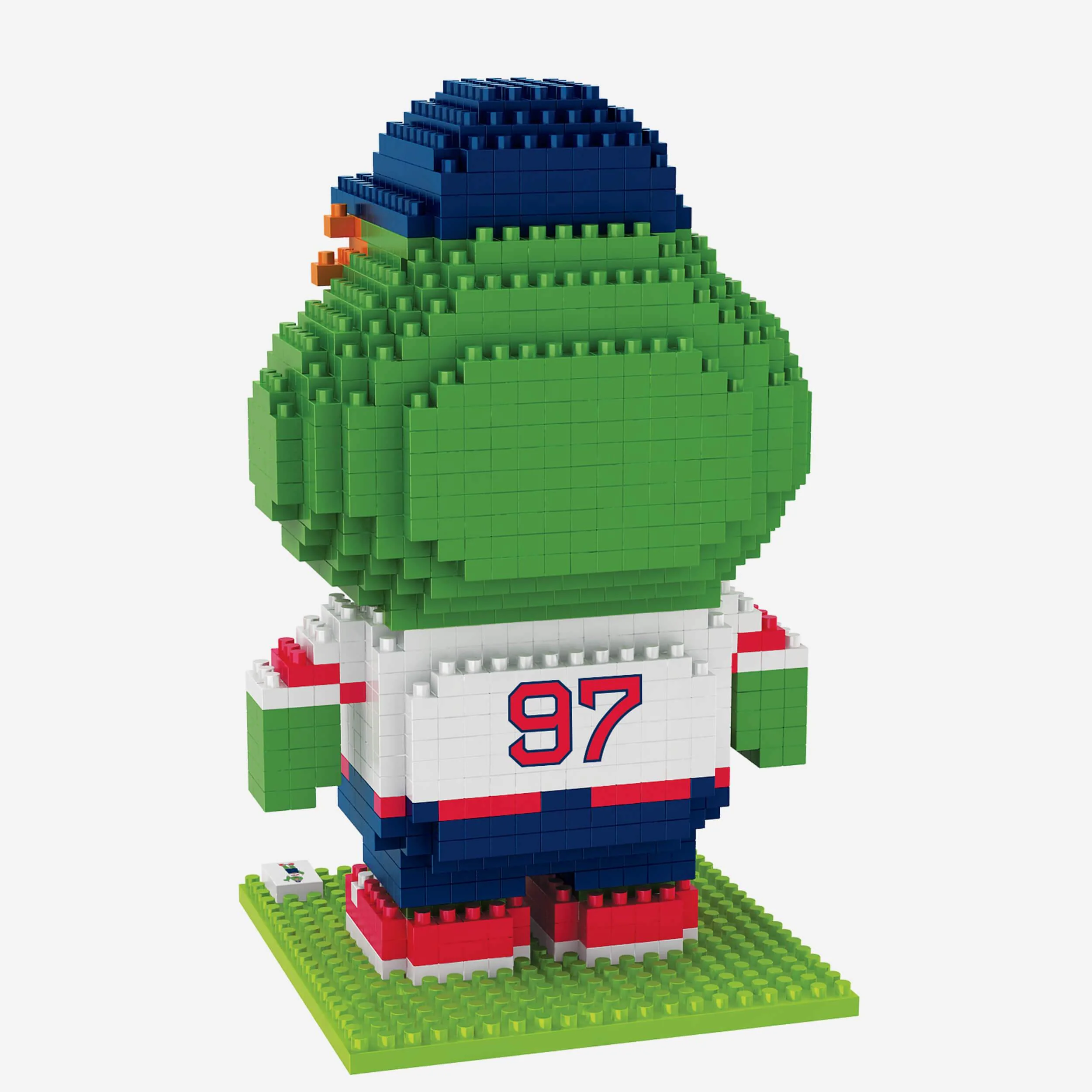 Wally The Green Monster Boston Red Sox BRXLZ Mascot - Image 4
