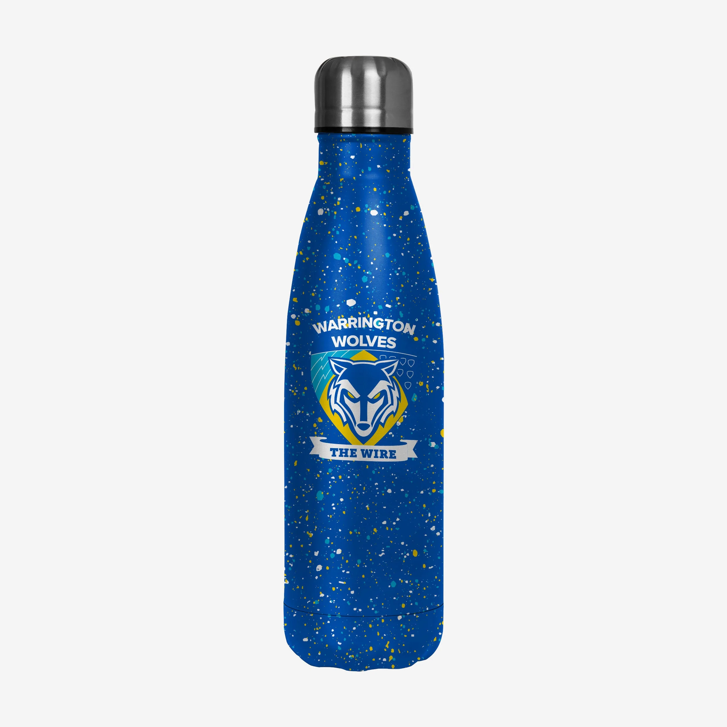 Warrington Wolves Paint Splatter Cool 500 mL Bottle