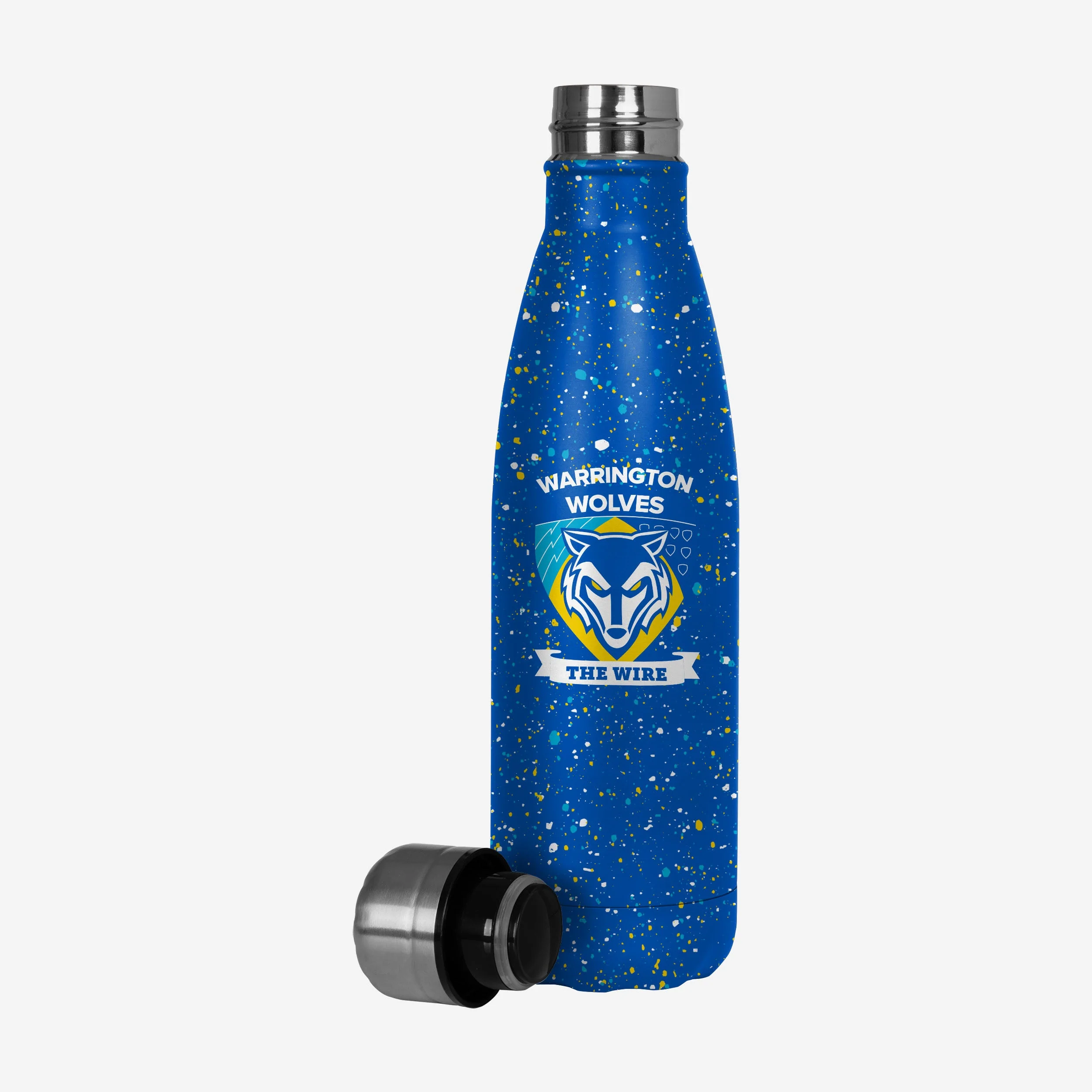Warrington Wolves Paint Splatter Cool 500 mL Bottle - Image 2