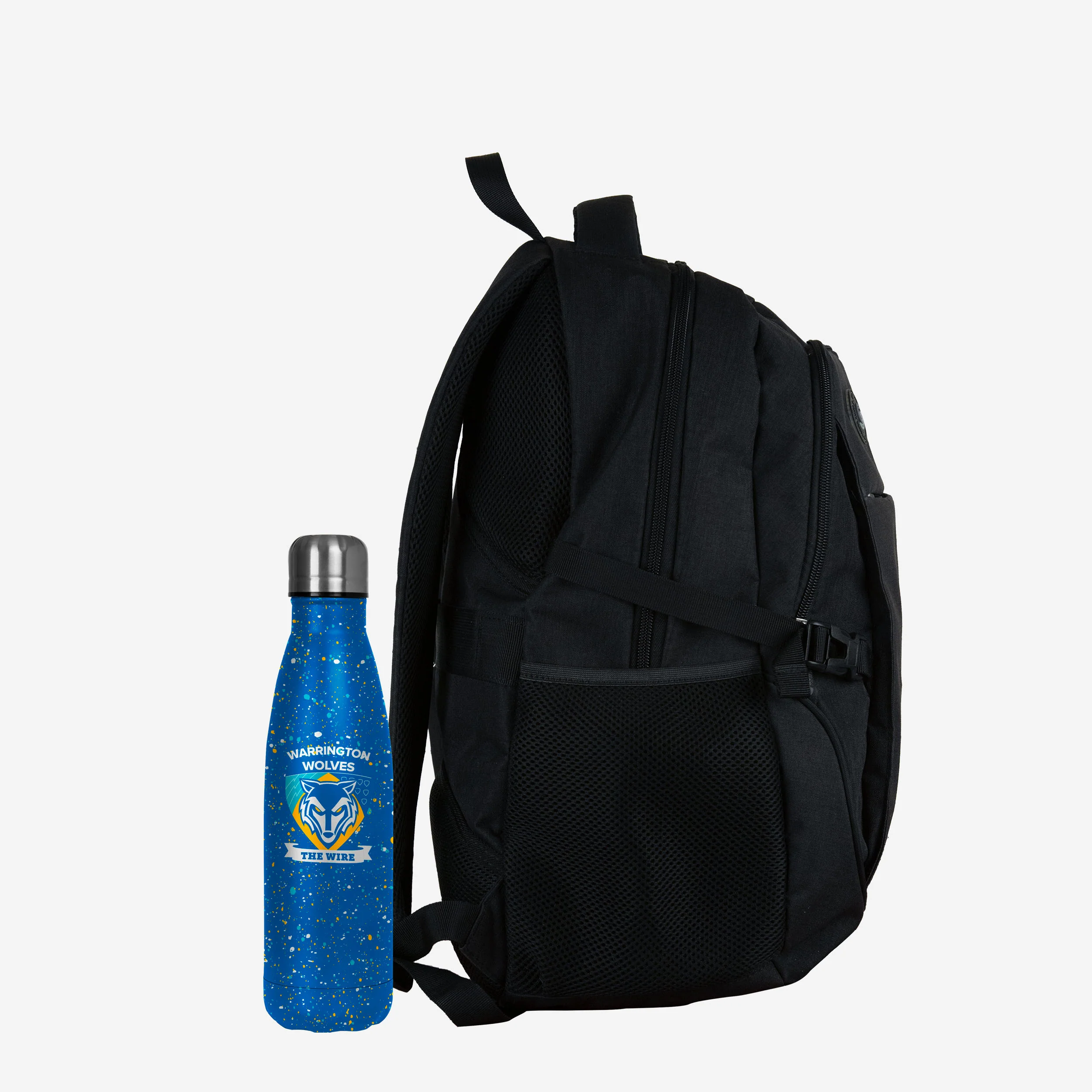 Warrington Wolves Paint Splatter Cool 500 mL Bottle - Image 3