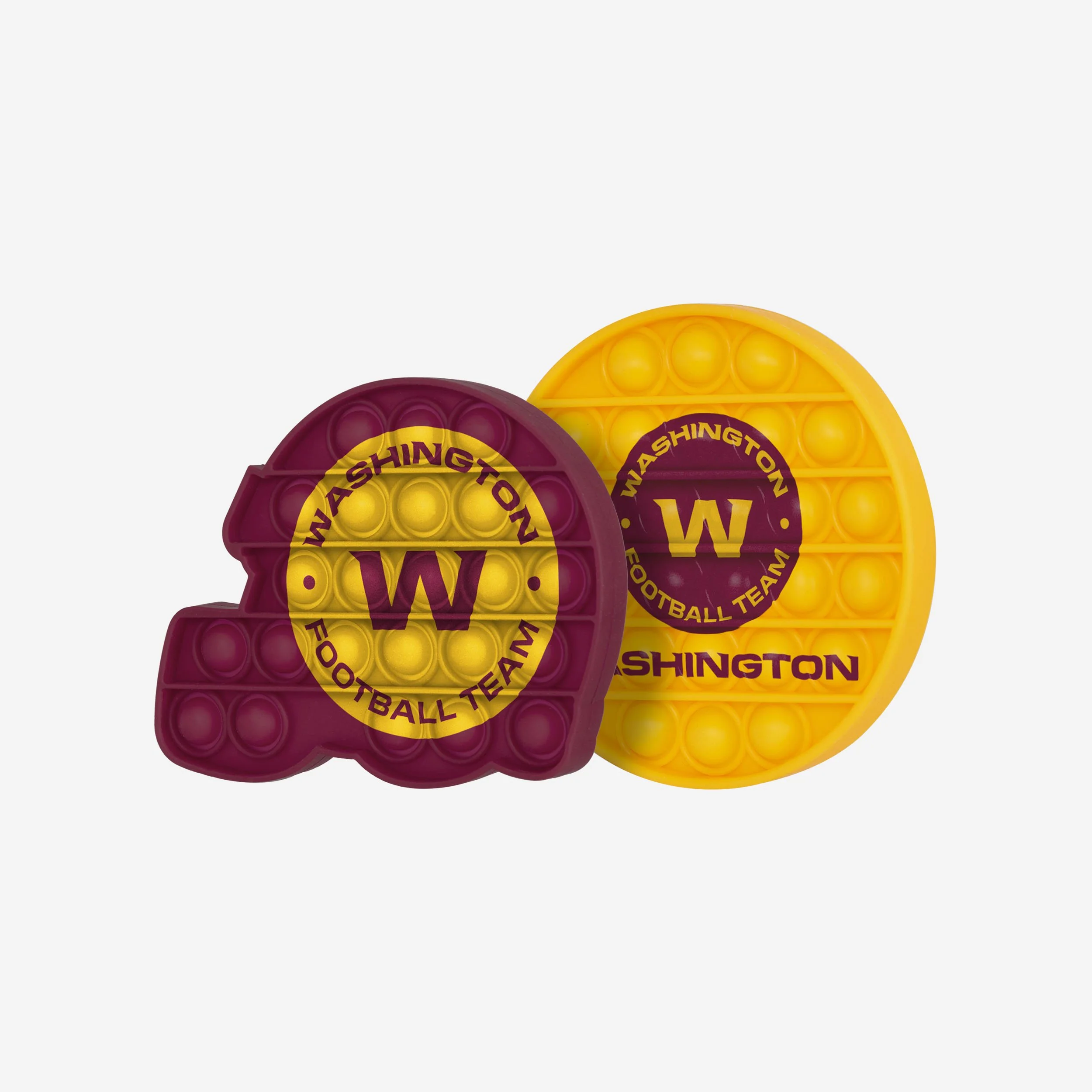 Washington Commanders 2 Pack Helmet & Circle Push-Itz Fidget