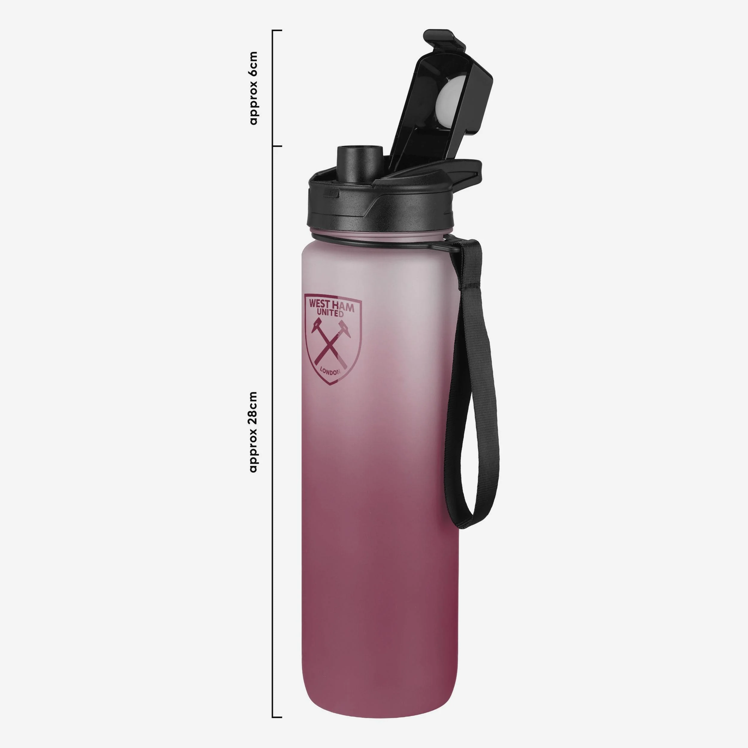 West Ham United FC 1 Litre Ombre Water Bottle - Image 5