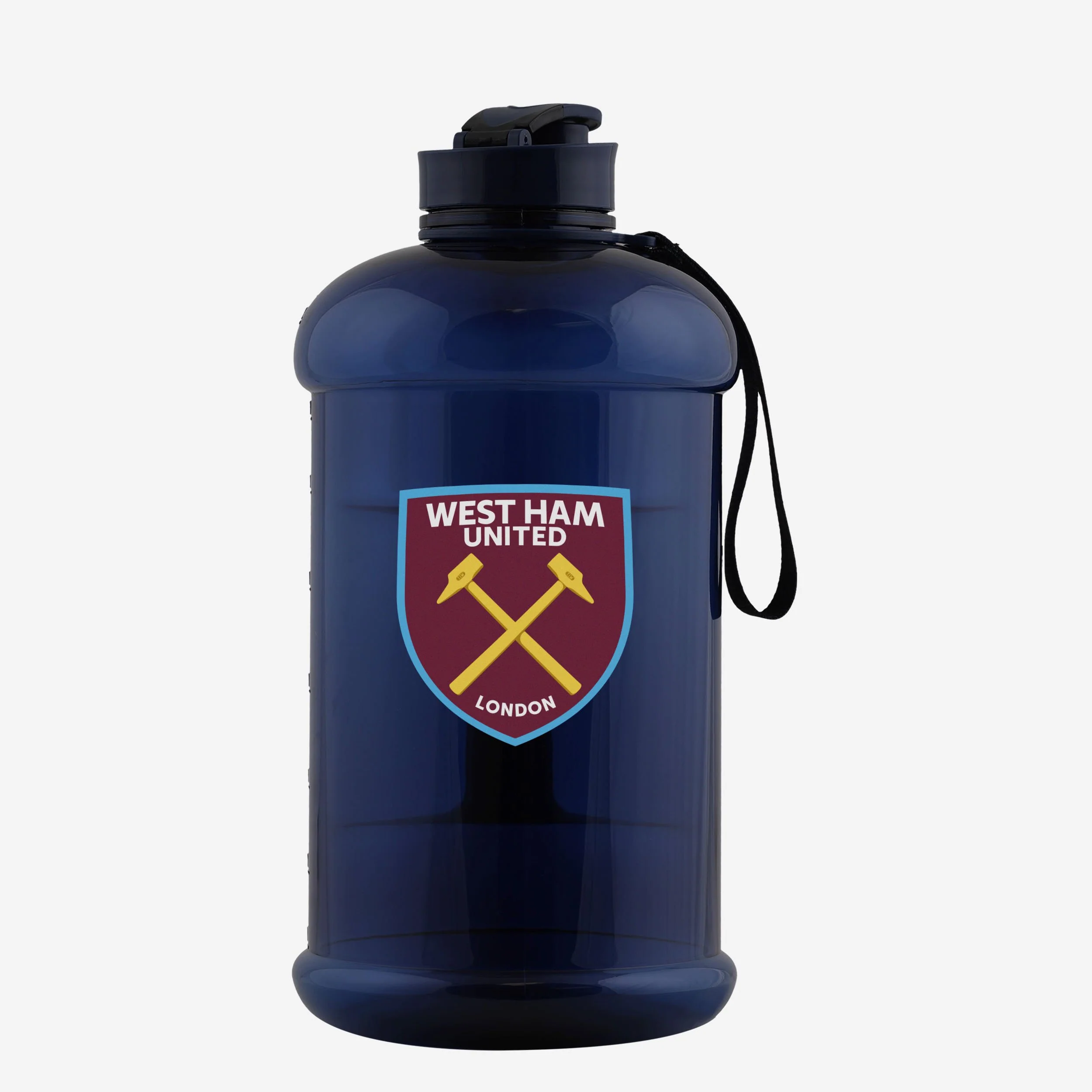 West Ham United FC 2 Litre Clear Sports Bottle