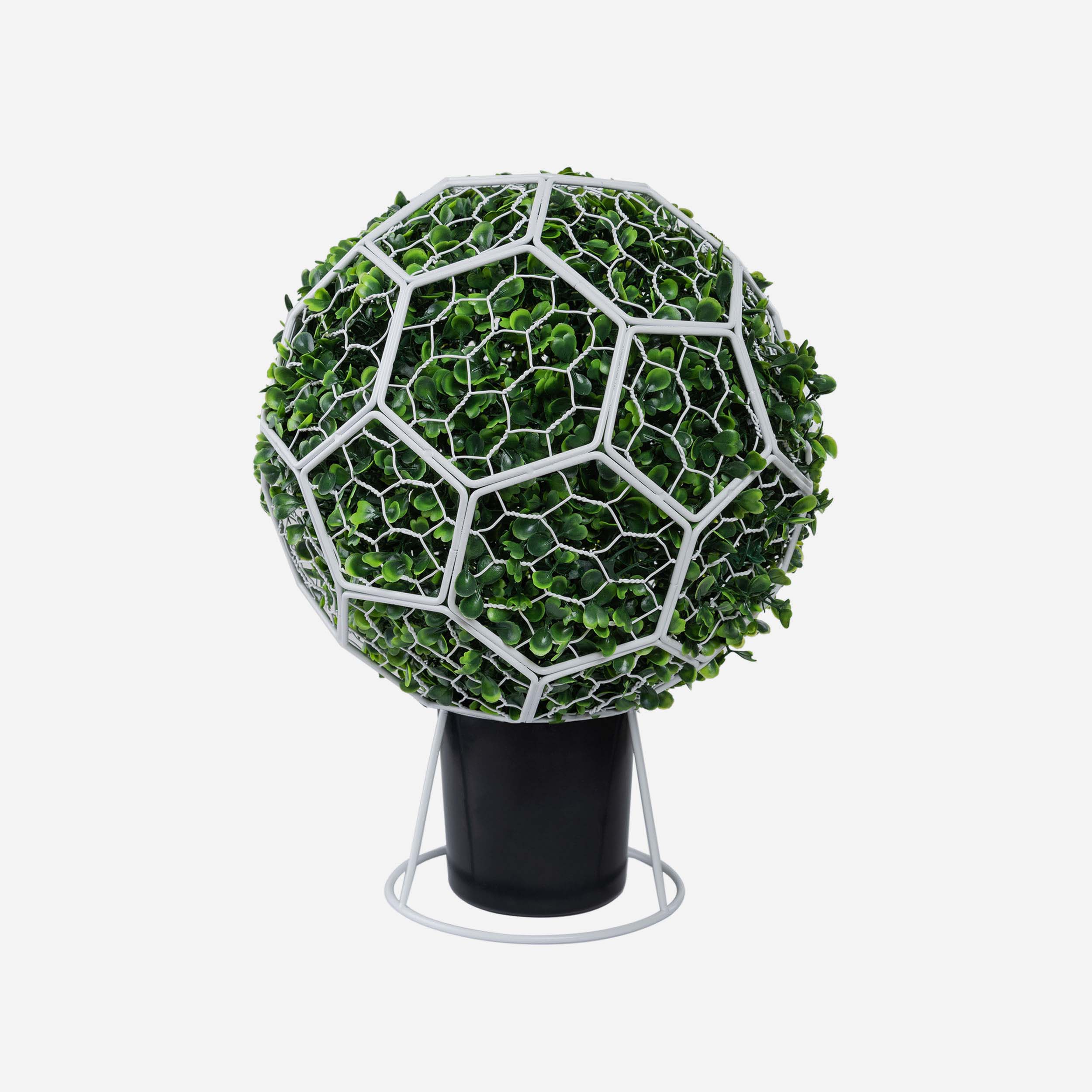 West Ham United FC Ball Topiary Frame With Leaves - Image 2
