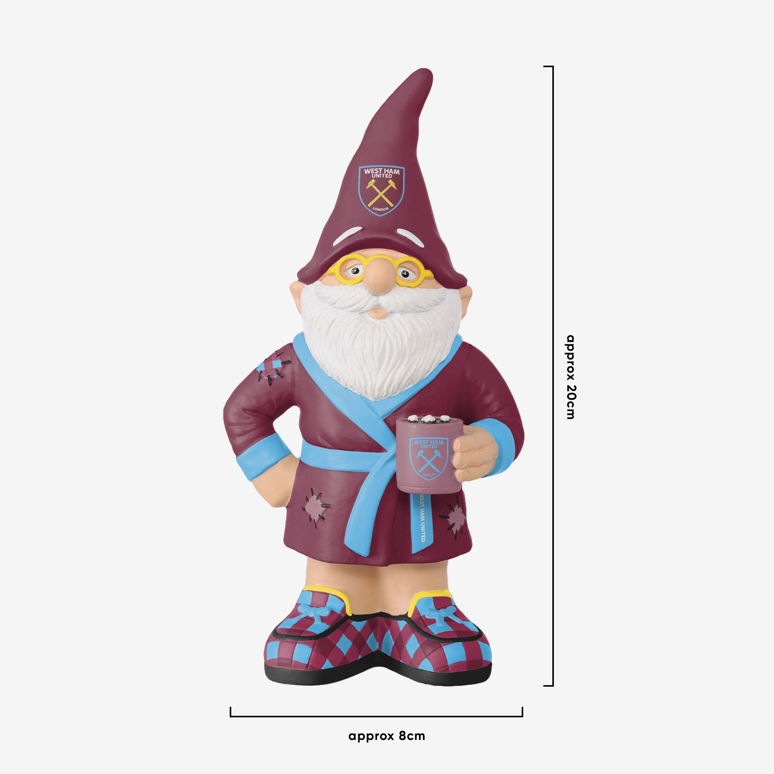 West Ham United FC Dressing Gown Gnome - Image 4