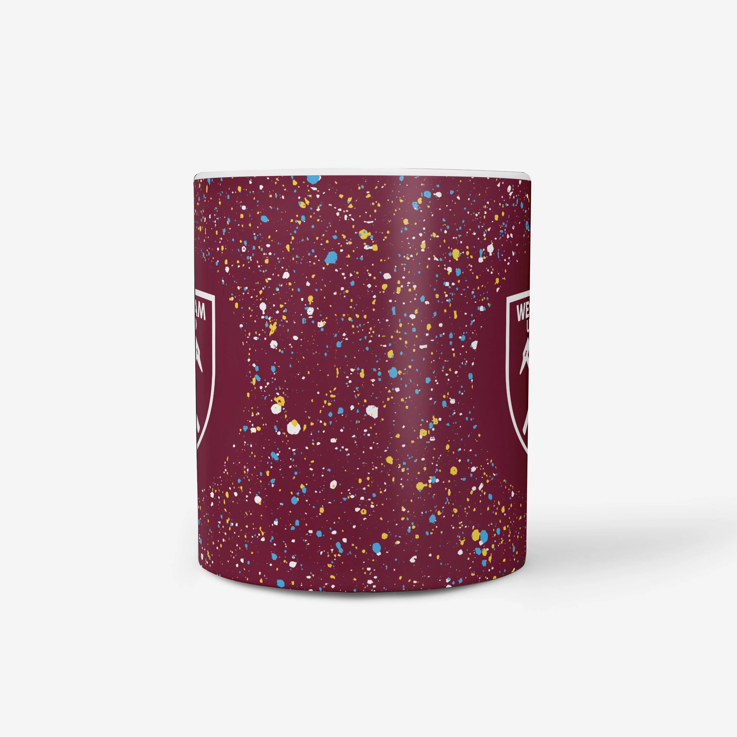 West Ham United FC FC Paint Splatter Mug - Image 4