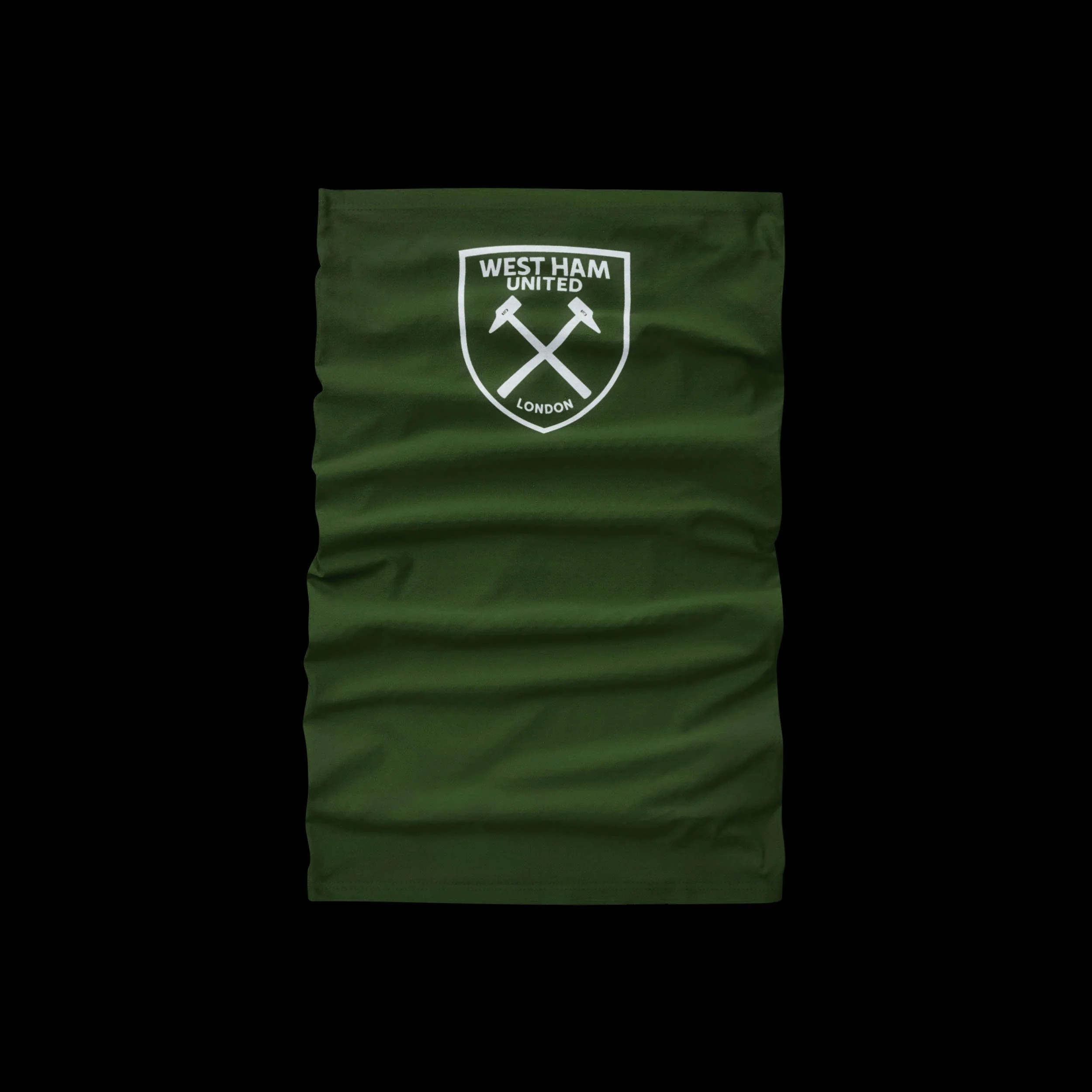West Ham United FC Green Neon Reflective Snood Scarf - Image 2