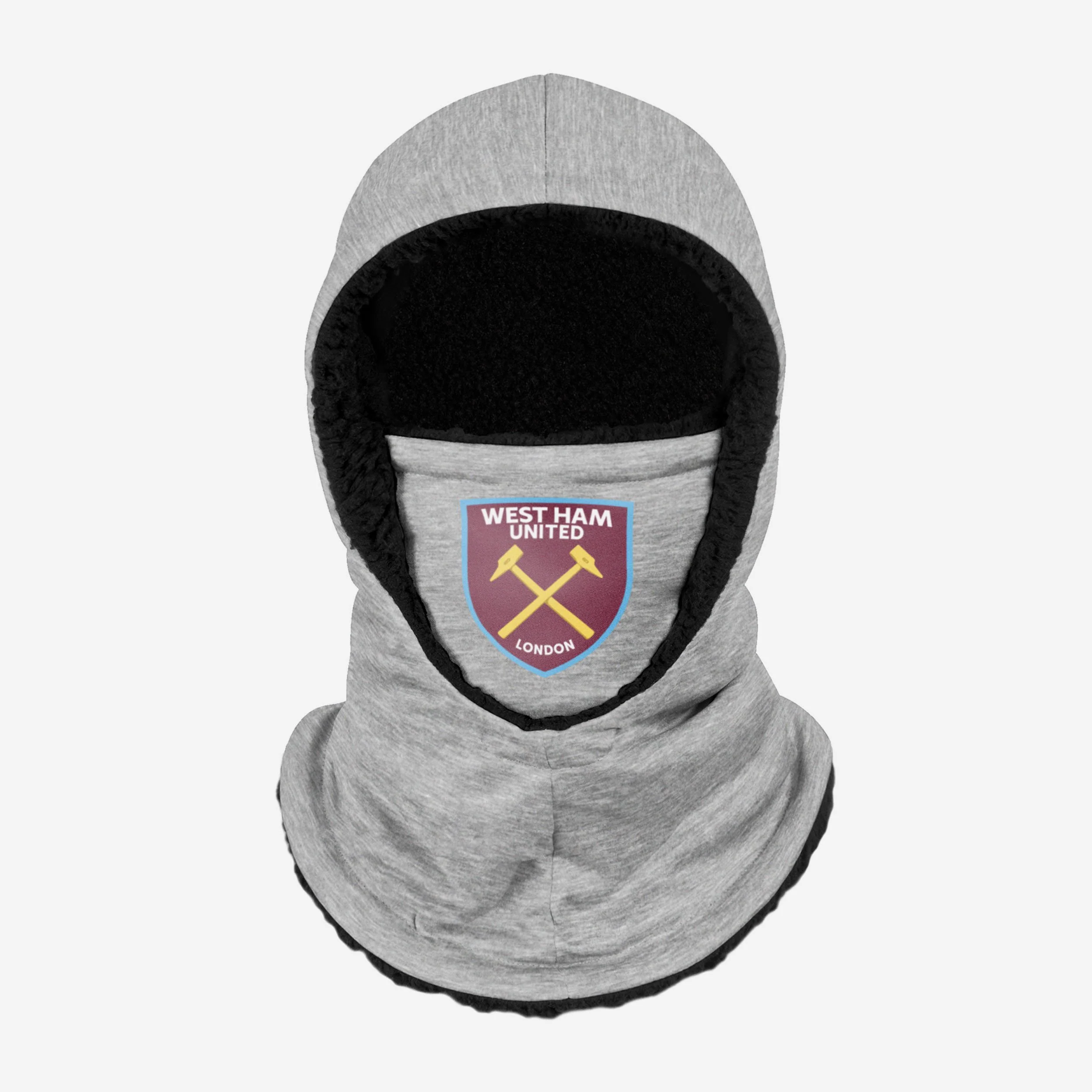 West Ham United FC Grey Hooded Snood