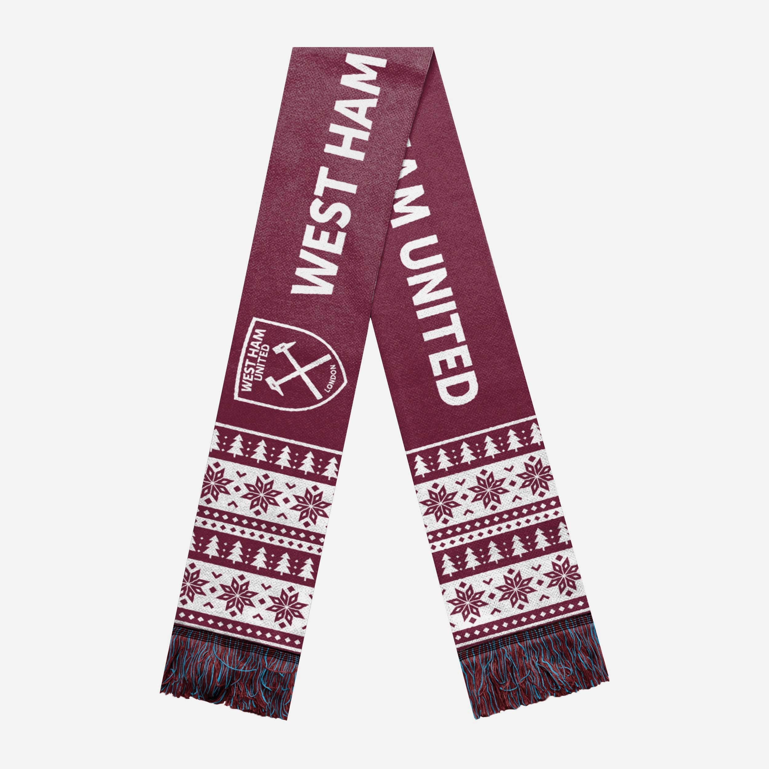 West Ham United FC Holiday Scarf
