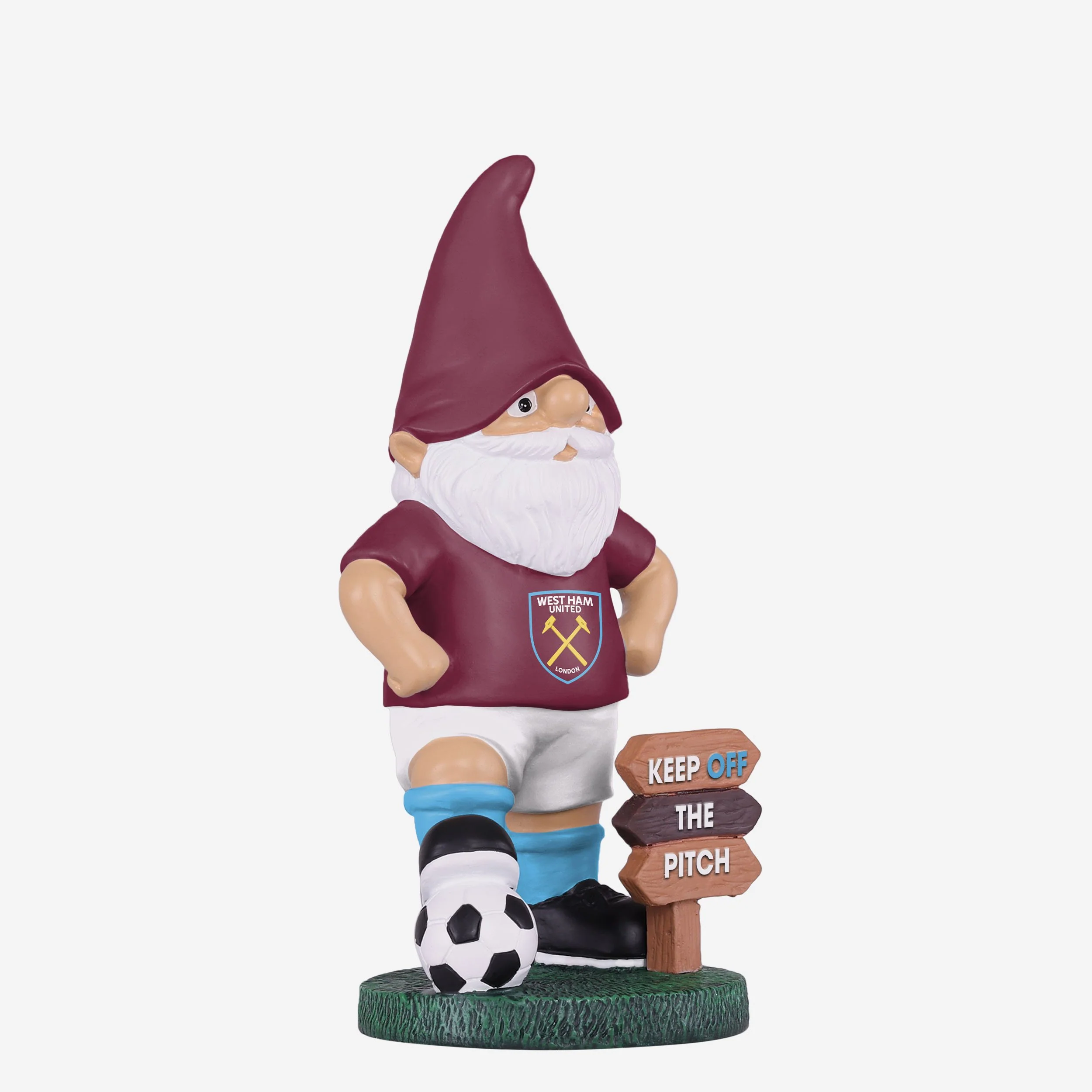 West Ham United FC Keep Off The Pitch Gnome - Image 2