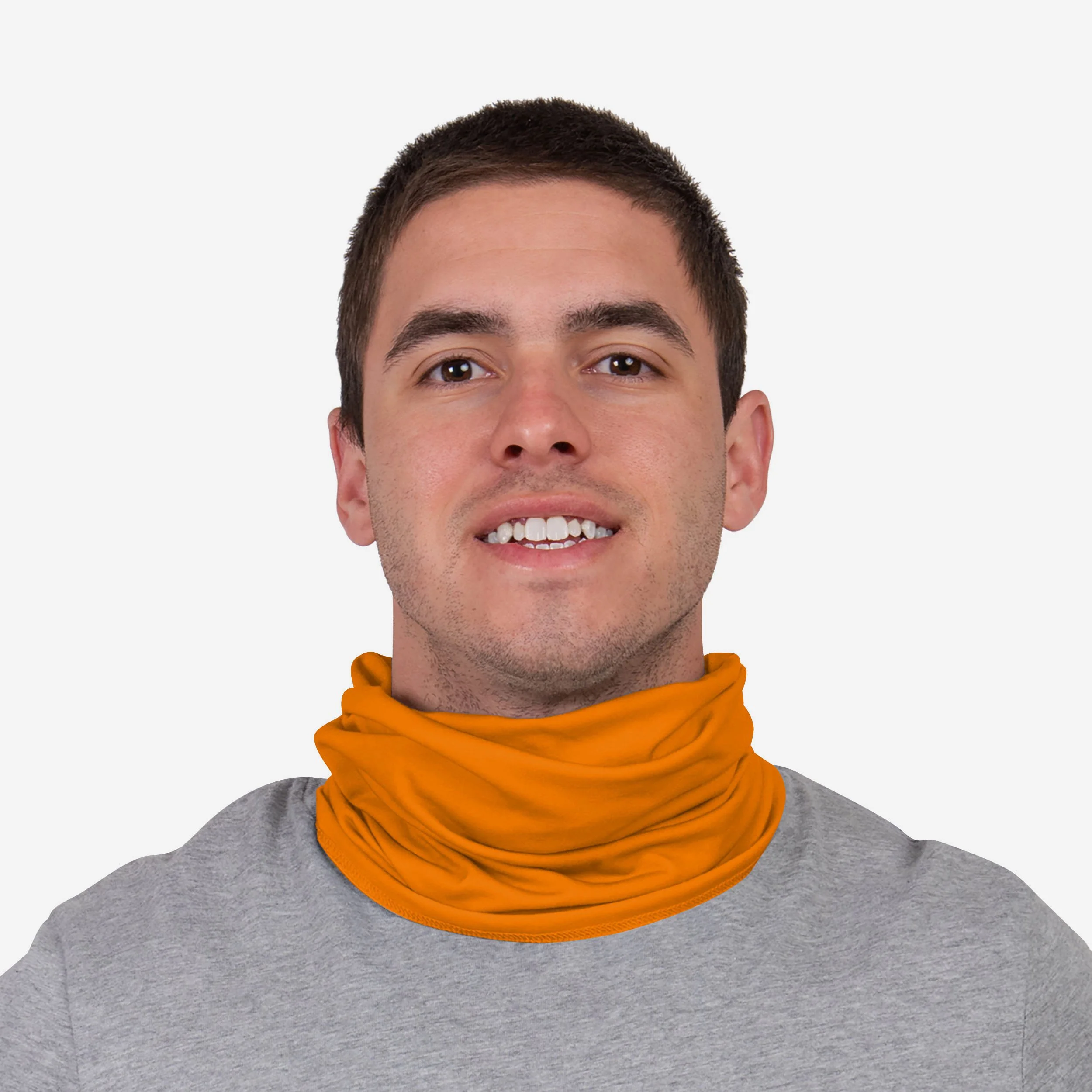 West Ham United FC Orange Neon Reflective Snood Scarf - Image 3