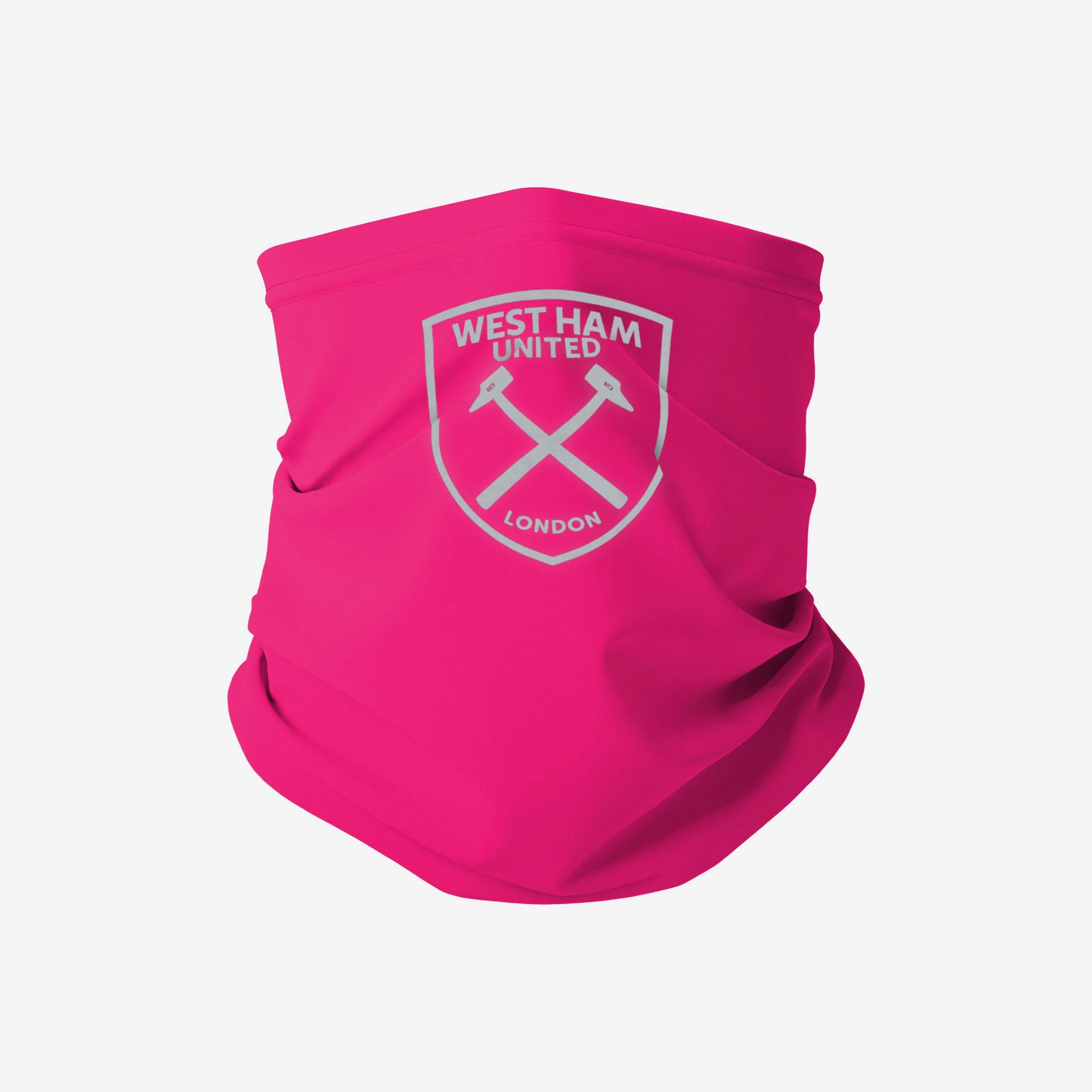 West Ham United FC Pink Neon Reflective Snood Scarf