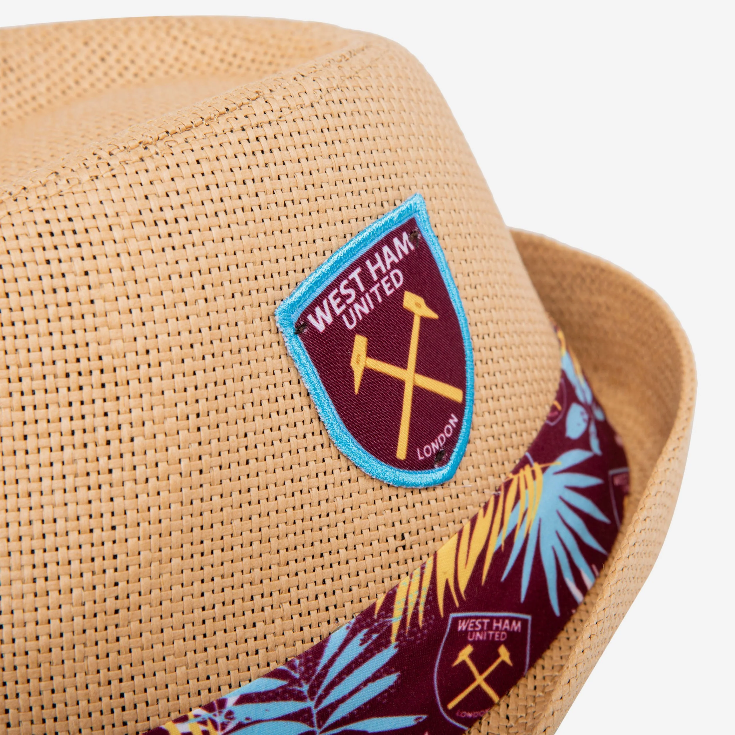 West Ham United FC Trilby Straw Hat - Image 3