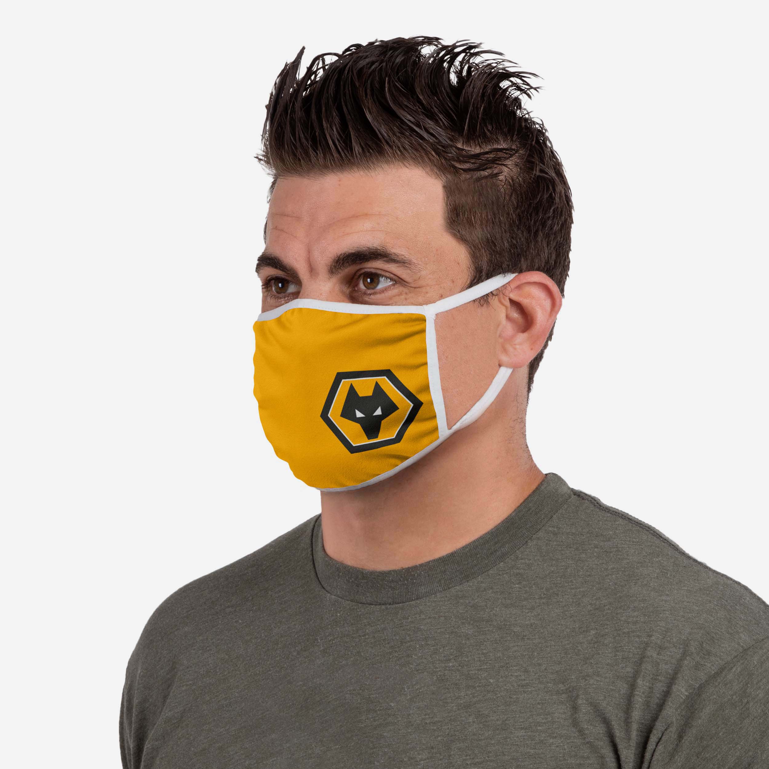 Wolverhampton Wanderers FC 3 Pack Face Cover - Image 3