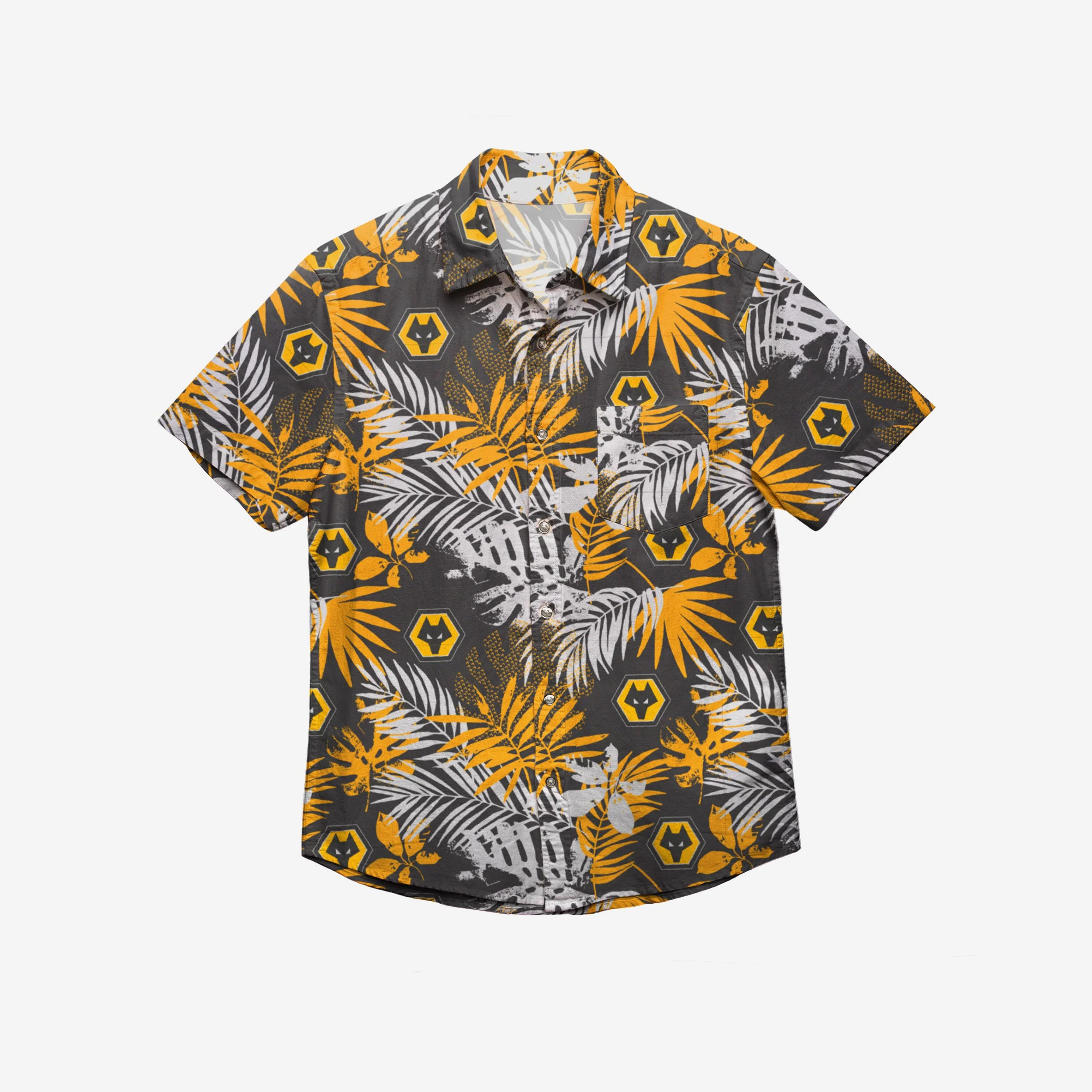 Wolverhampton Wanderers FC Floral Button Up Shirt - Image 3