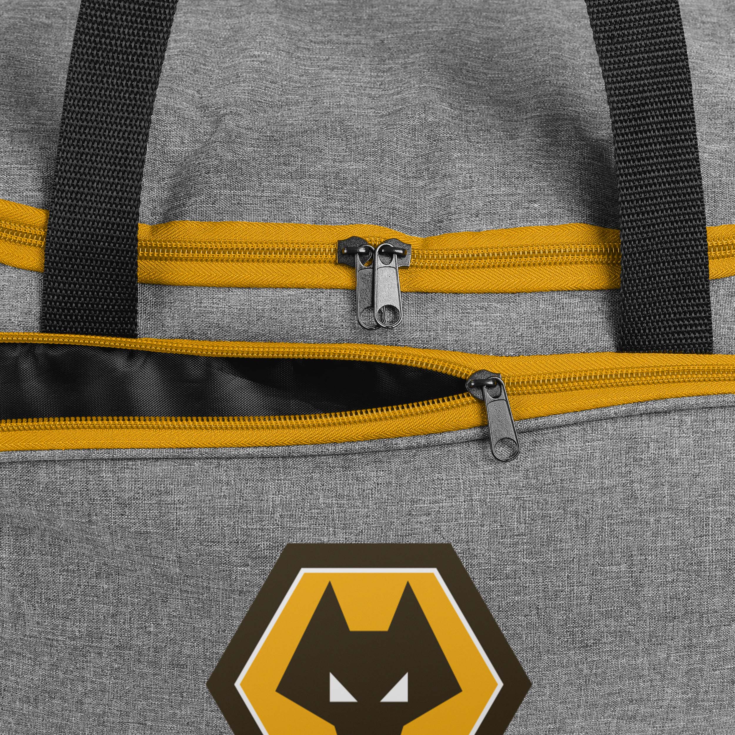 Wolverhampton Wanderers FC Grey Duffle Bag - Image 5