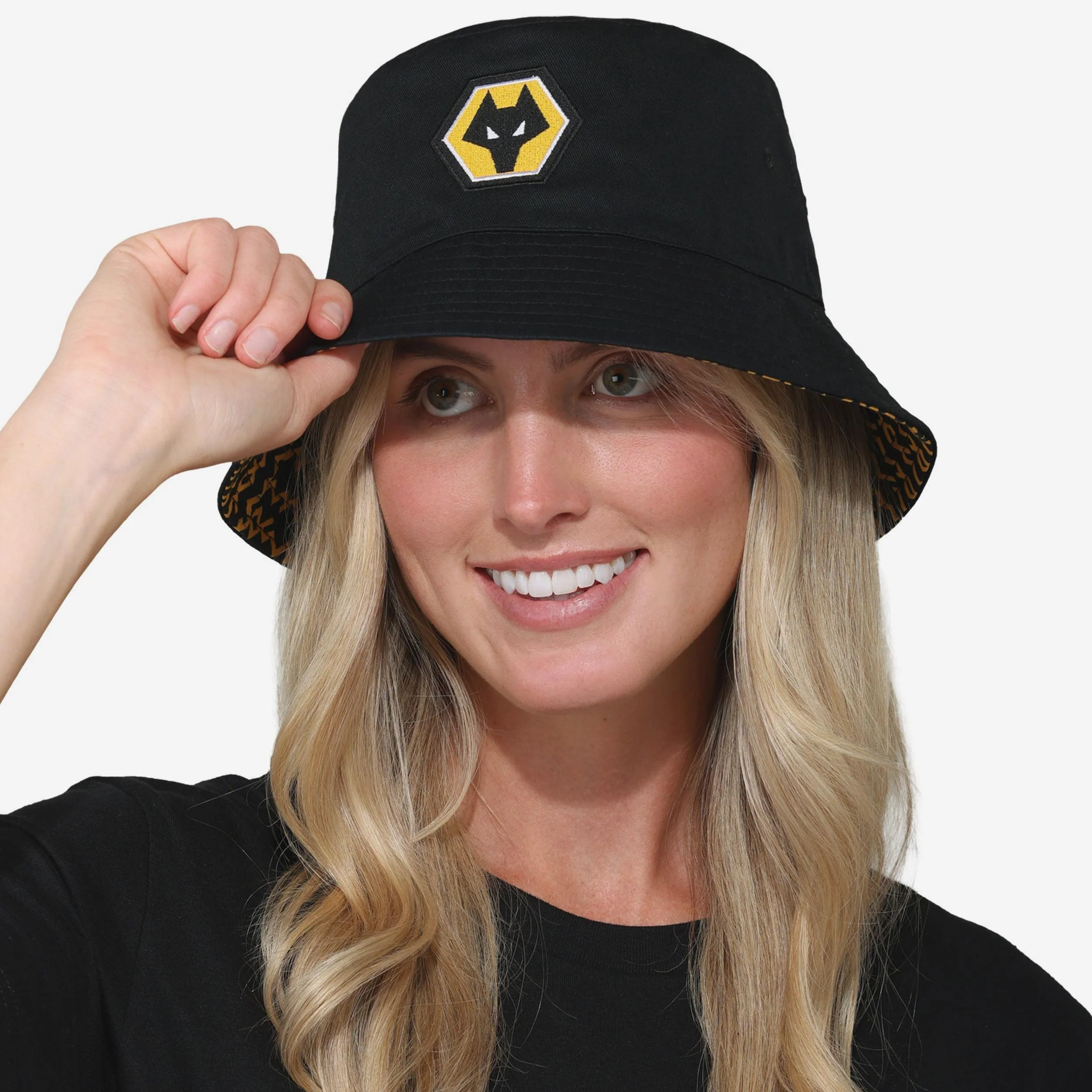 Wolverhampton Wanderers FC Pixel Reversible Bucket Hat - Image 5