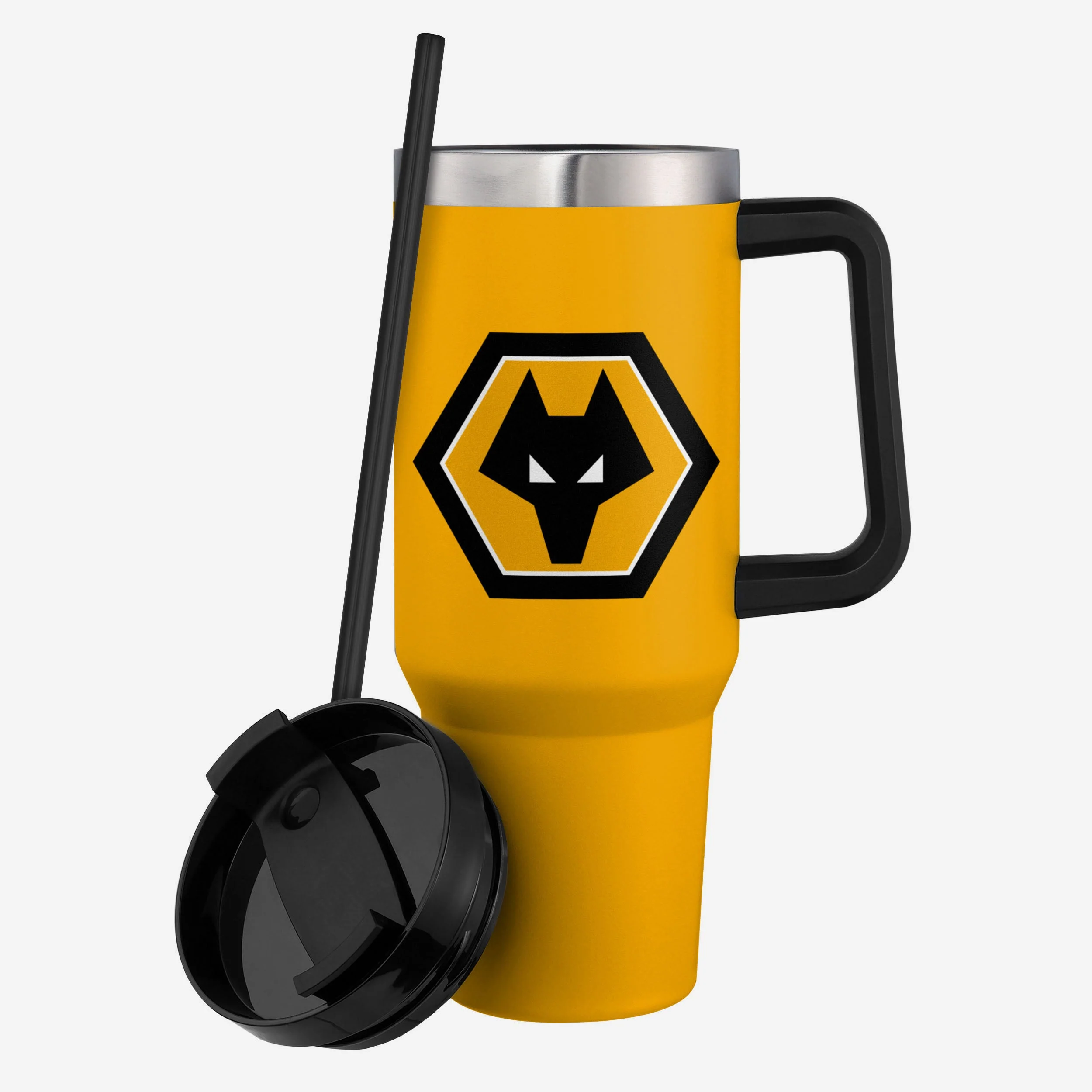 Wolverhampton Wanderers FC Team Colour 1.1 Litre Tumbler - Image 3