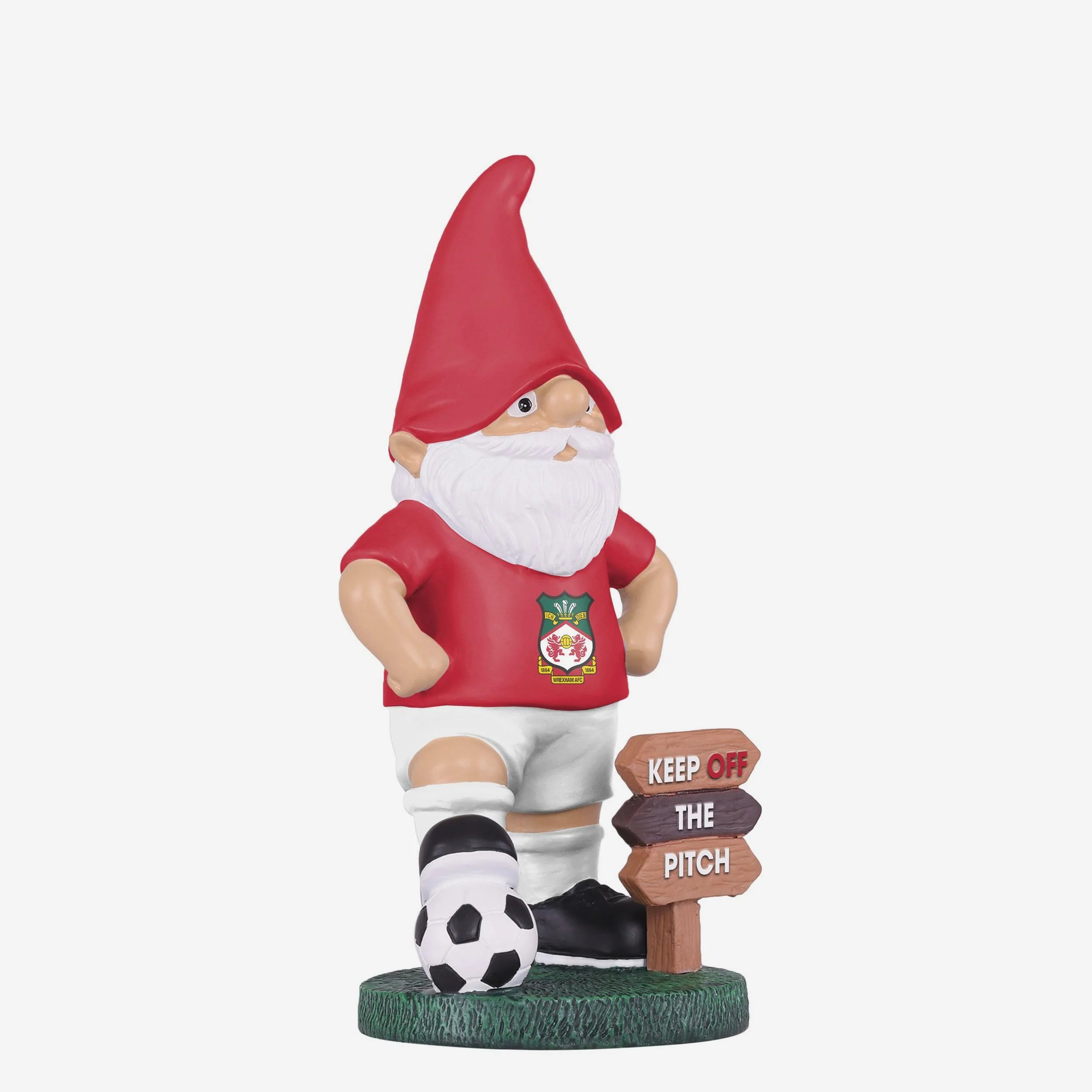 Wrexham AFC Keep Off The Pitch Gnome - Image 2